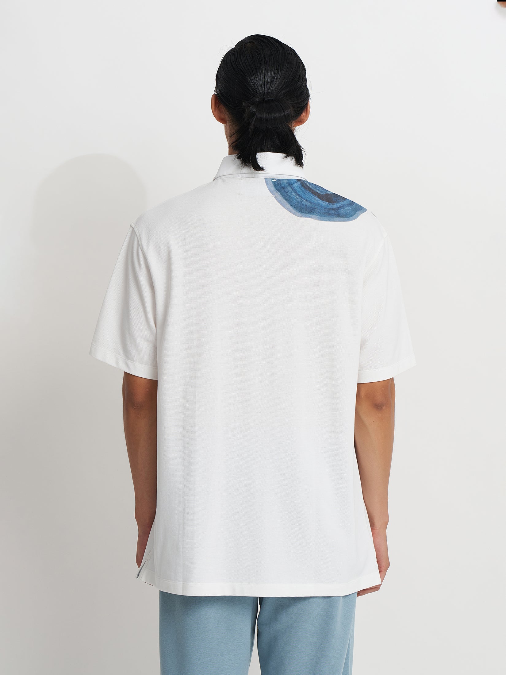 WATER MEMORY OVERSIZED POLO