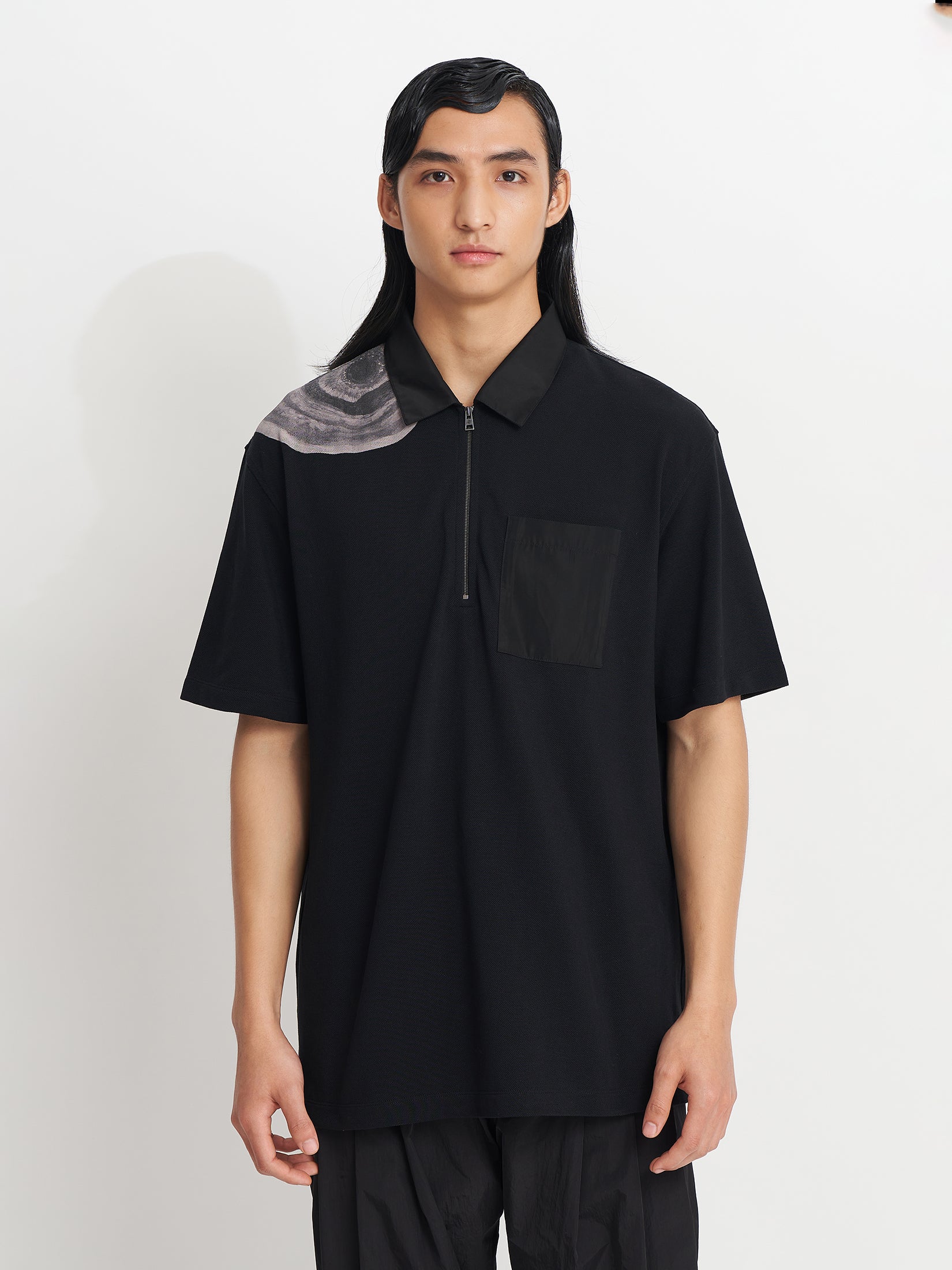 WATER MEMORY OVERSIZED POLO