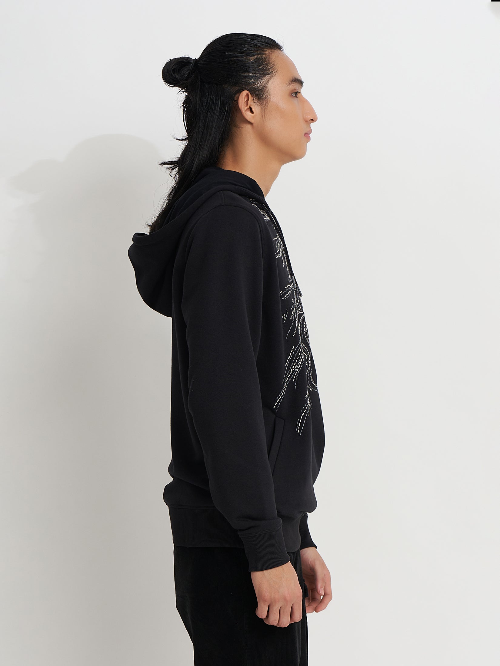 HEAT WAVE KANTHA HOODIE