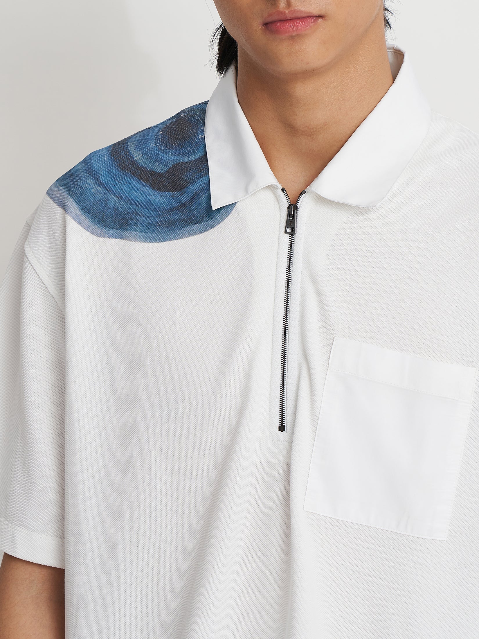 WATER MEMORY OVERSIZED POLO