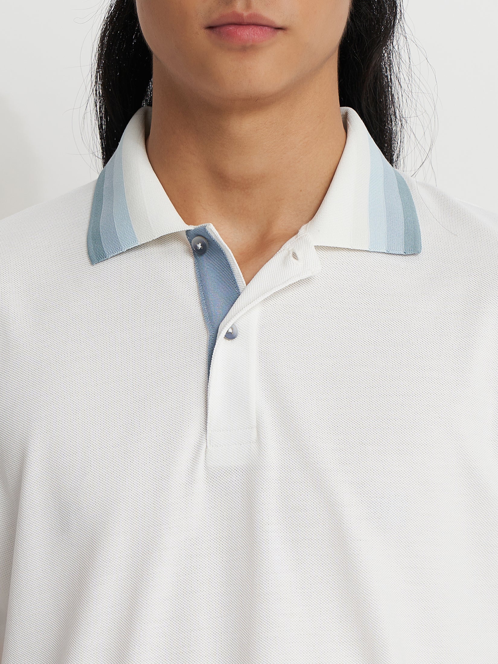 OMBRE COLLAR POLO