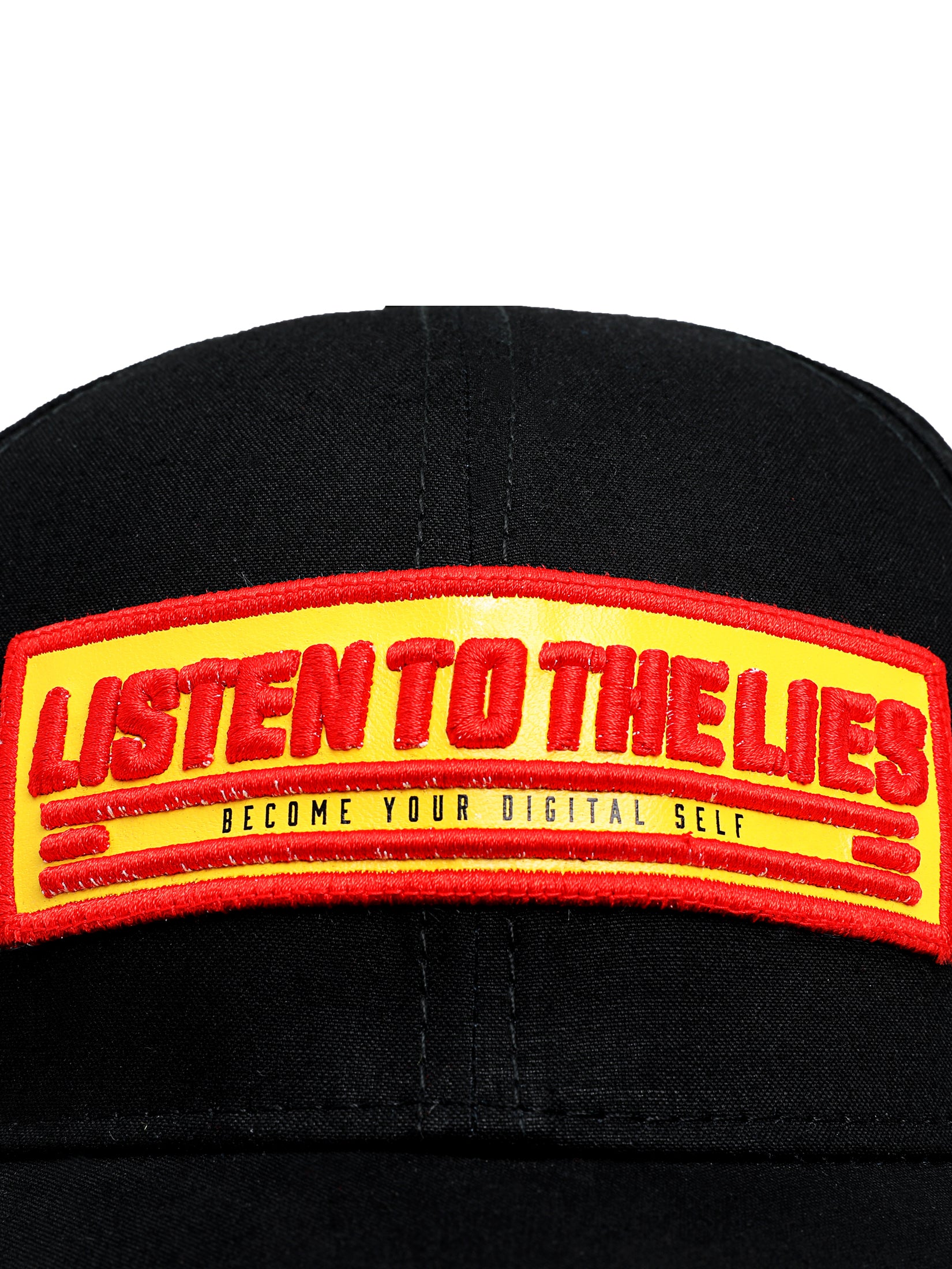 LISTEN TO THE LIES EMBROIDERED CAP