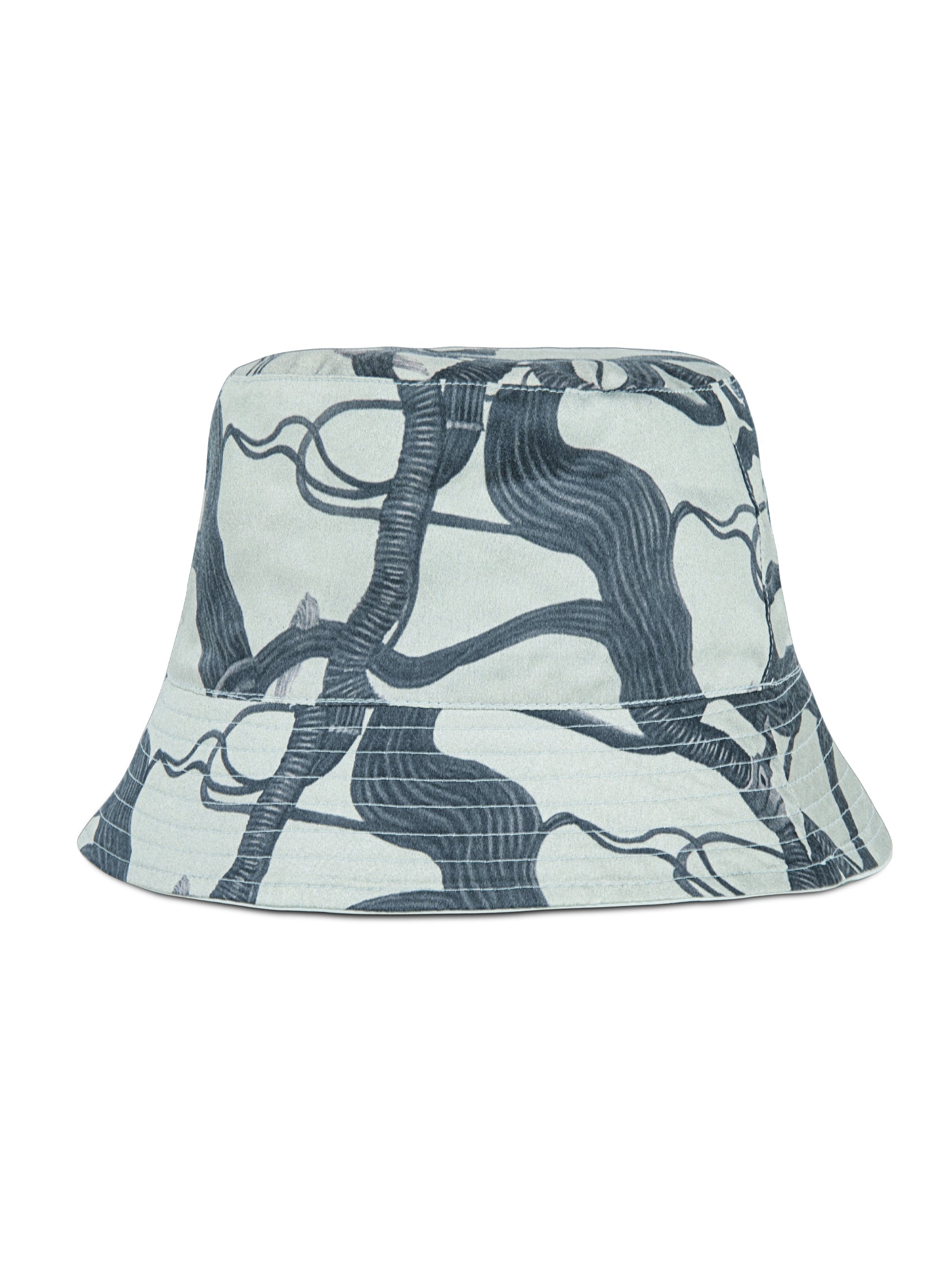 FREE YOUR MIND REVERSIBLE EMBROIDERED PRINTED BUCKET HAT