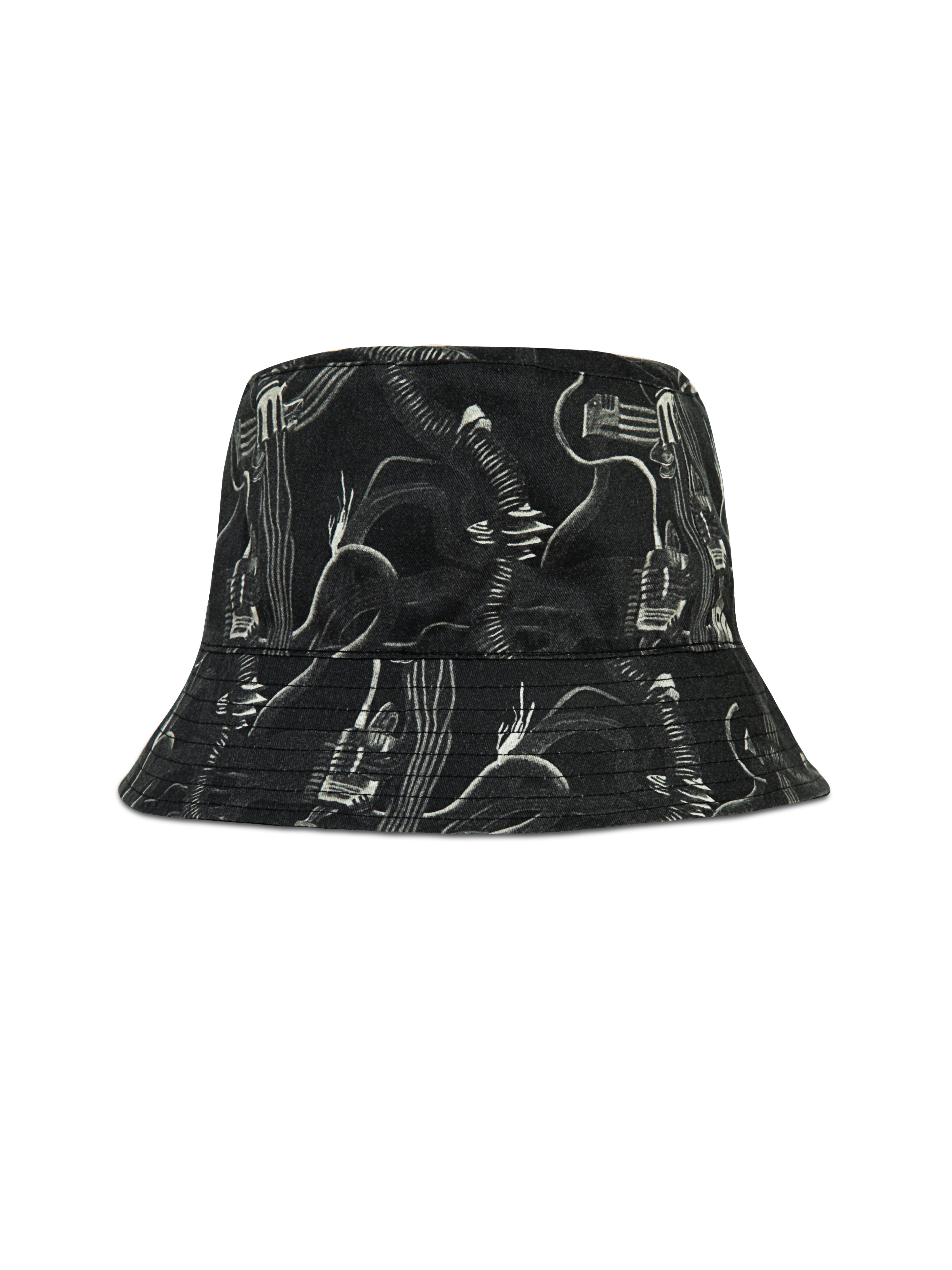 FREE YOUR MIND REVERSIBLE EMBROIDERED PRINTED BUCKET HAT