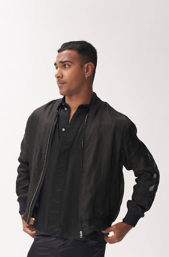 Defy Boundaries: No Grey Area's Exquisite Men's Bomber Collection