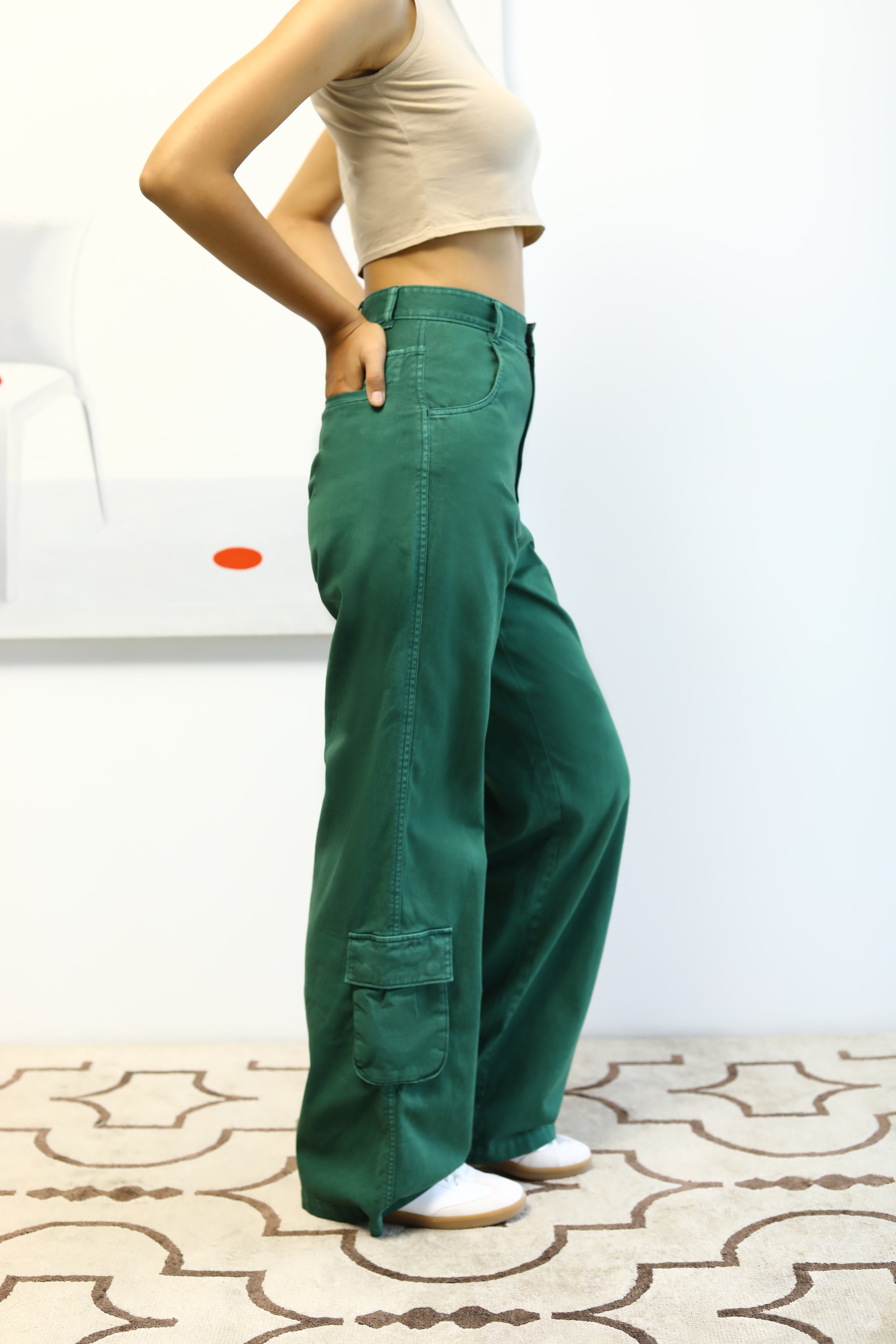 Twill Cargo Pants