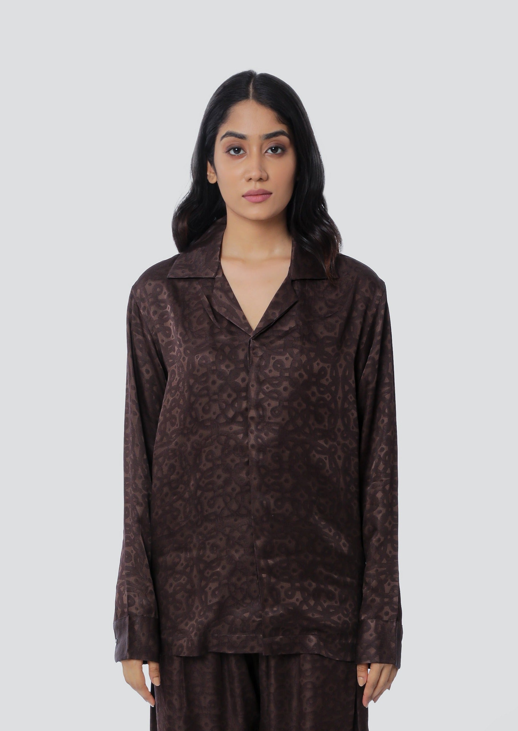 Kolam Satin Shirt + Kolam Bollywood Pants