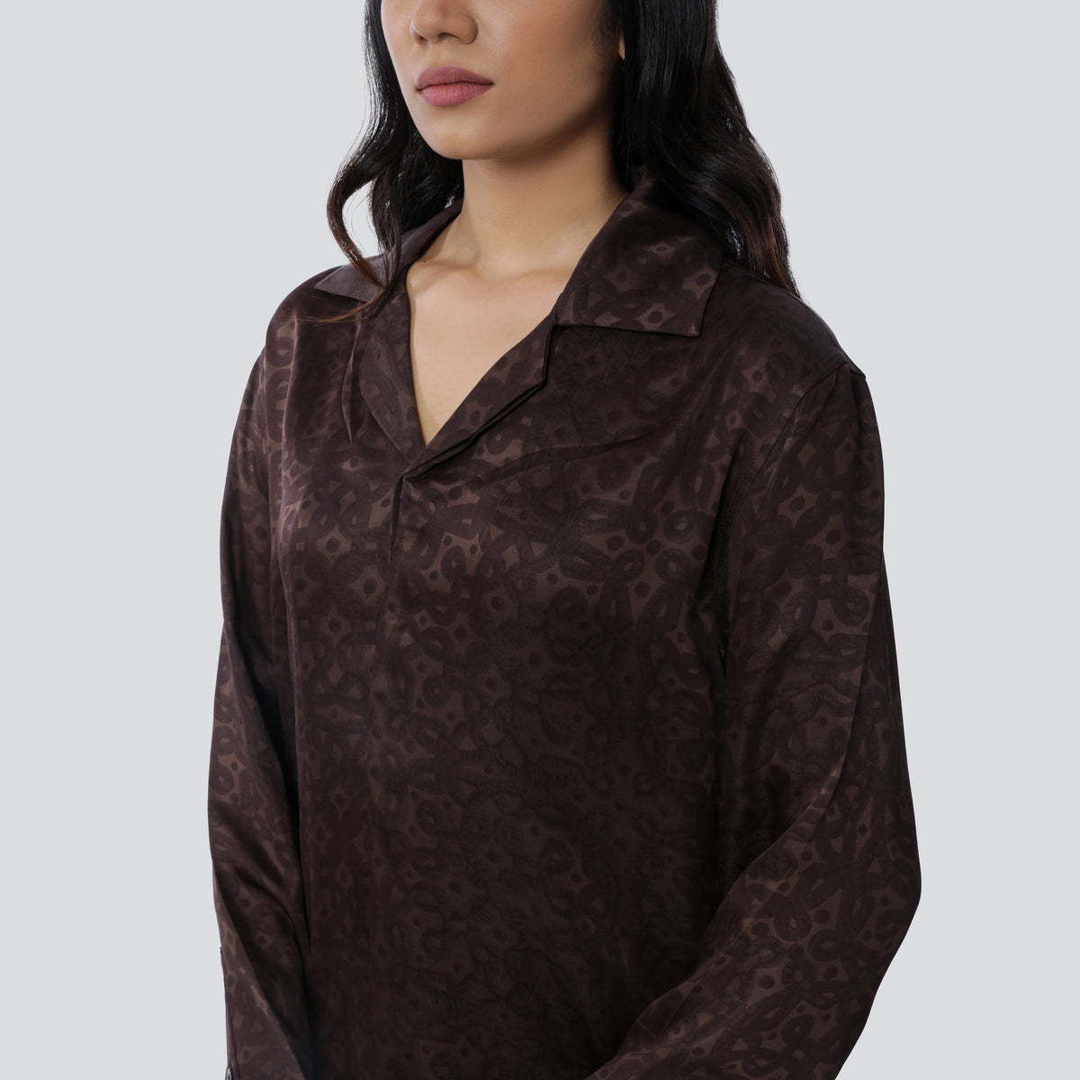 Kolam Satin Shirt