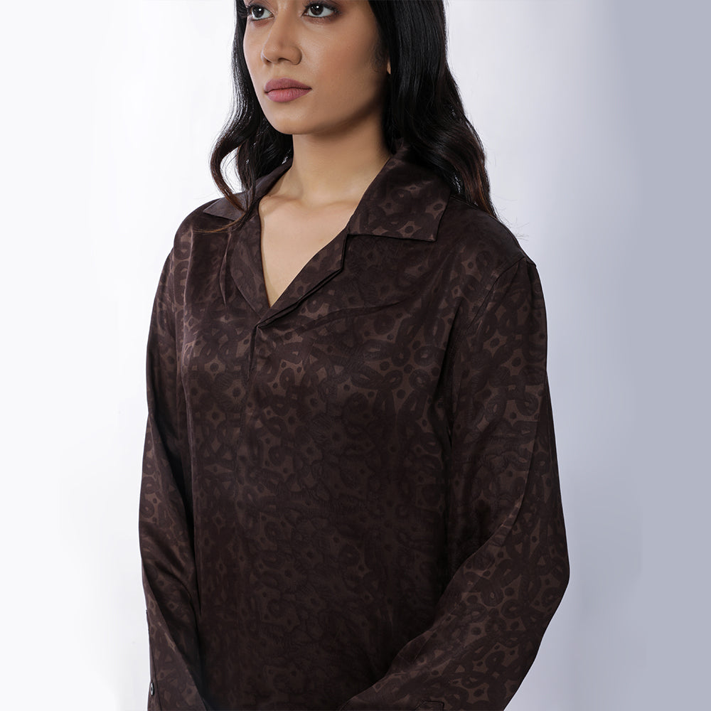 Kolam Satin Shirt + Kolam Bollywood Pants