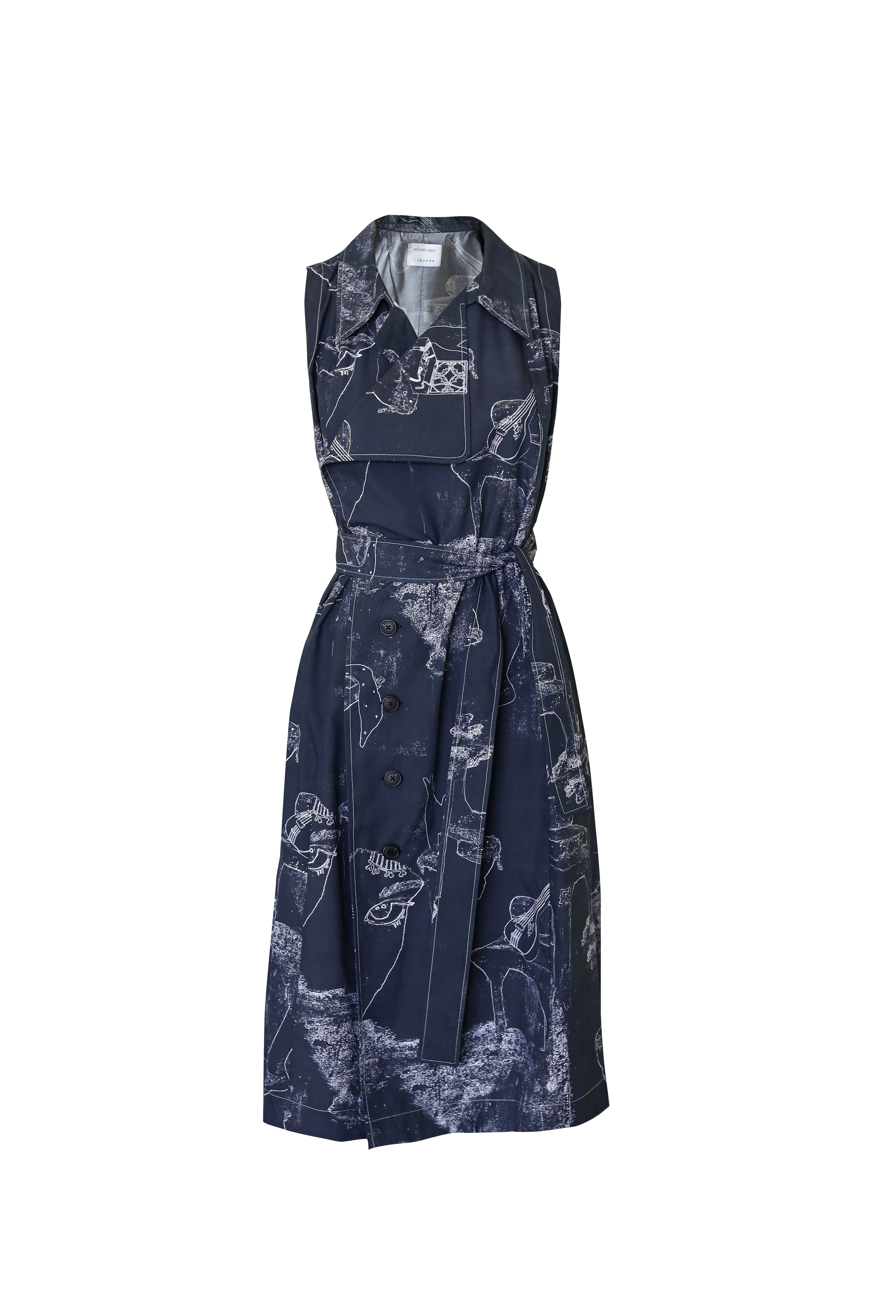Surrealist Trench Dress
