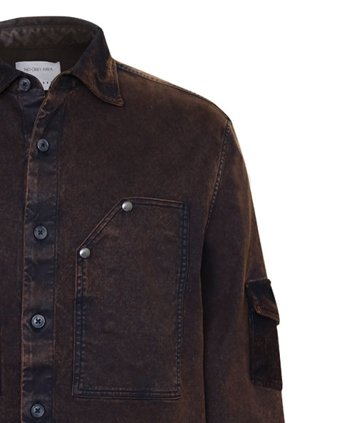 Overdyed Utility Overshirt