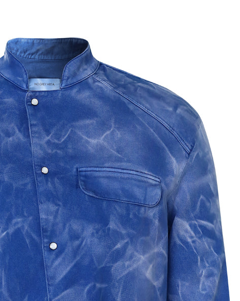 Vintage Washed Nehru Shirt