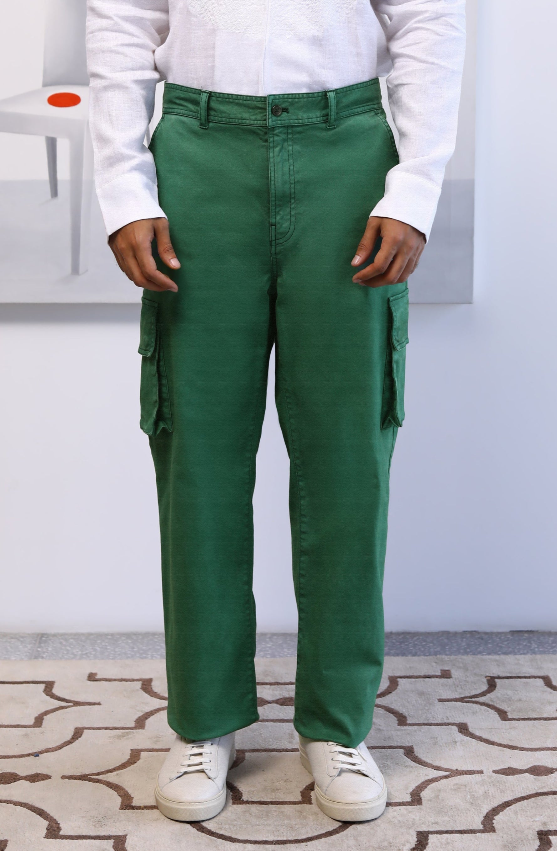 Twill Cargo Pants