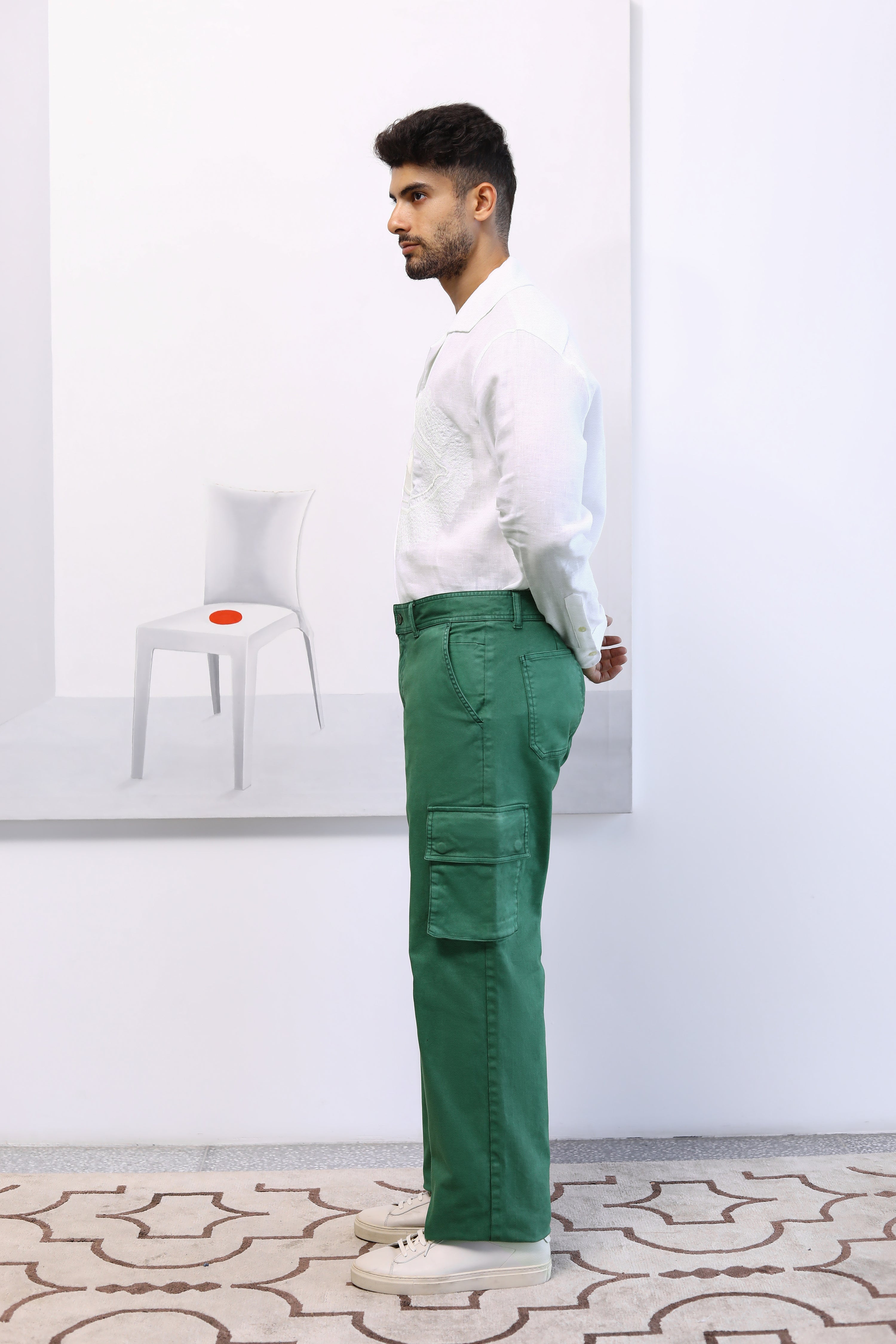 Twill Cargo Pants