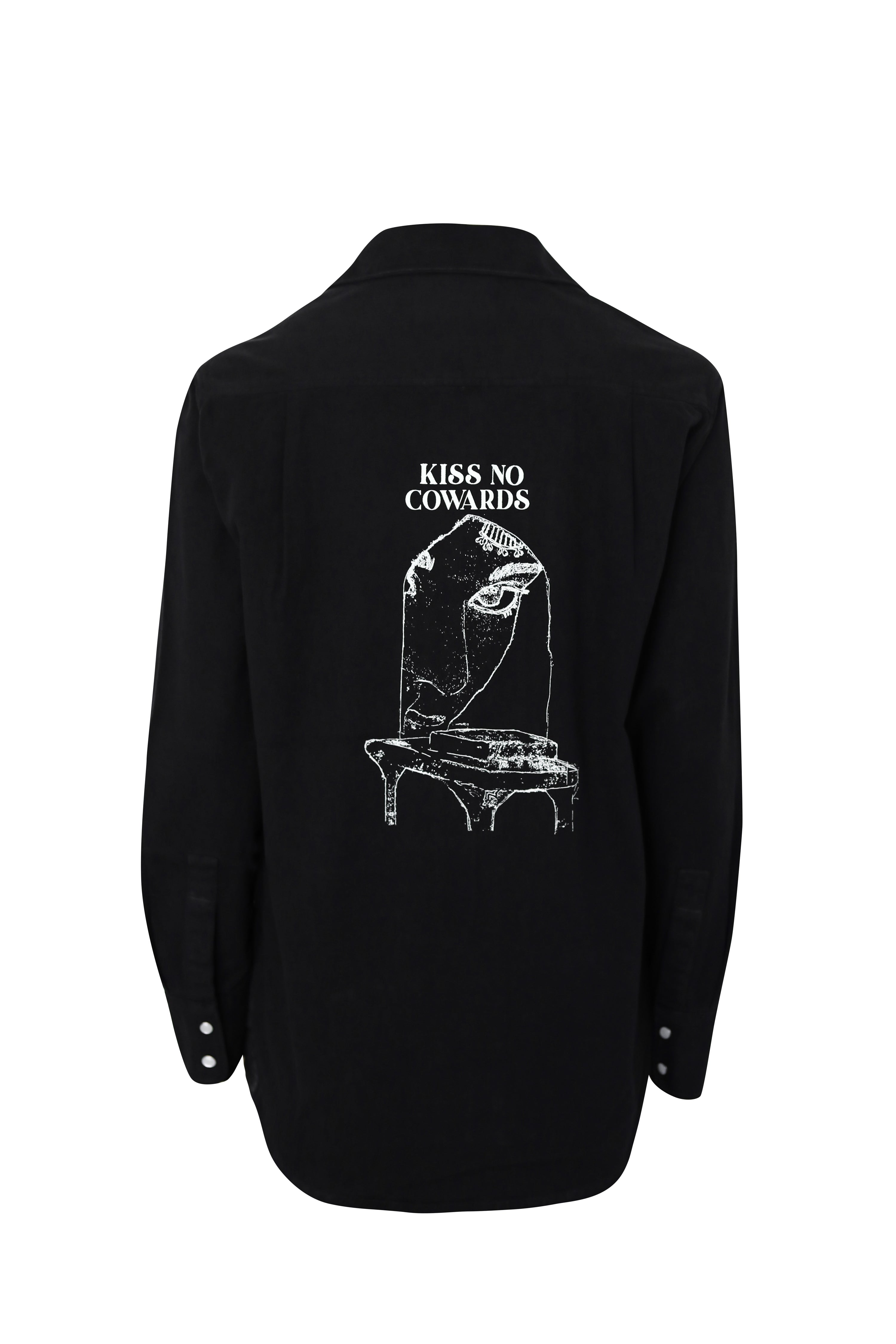Kiss No Cowards Overshirt