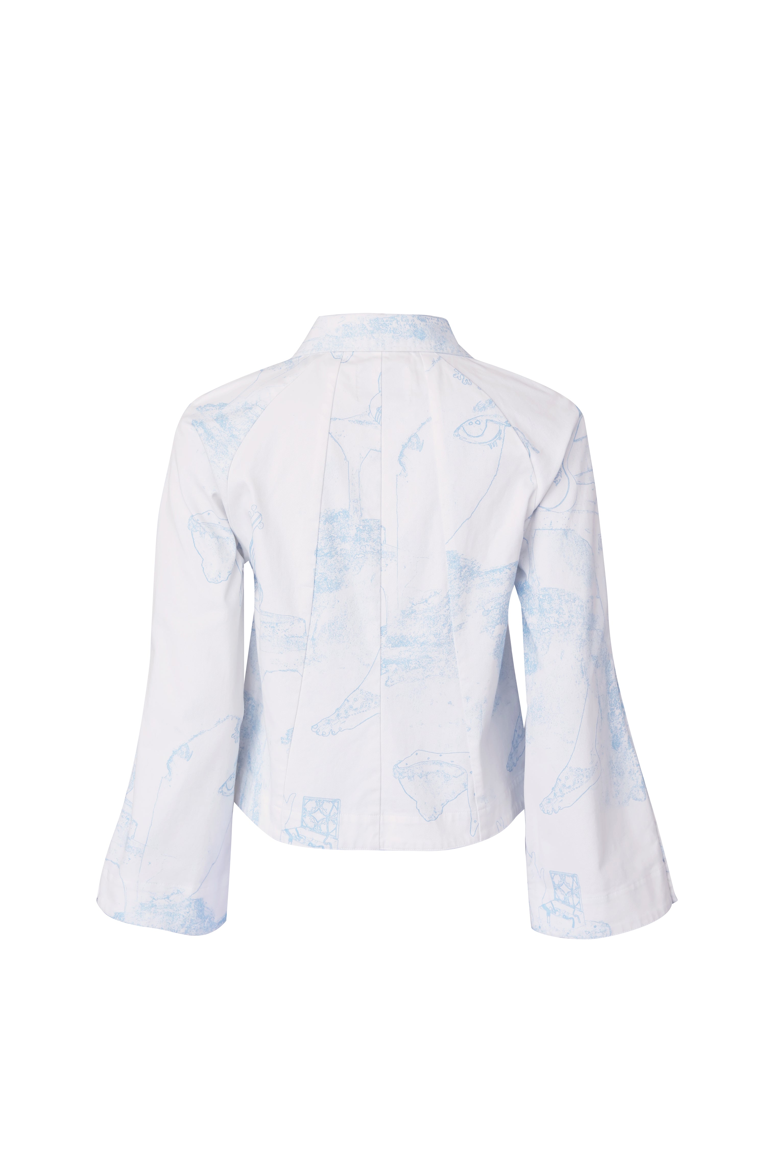 Surrealist Outline Shacket