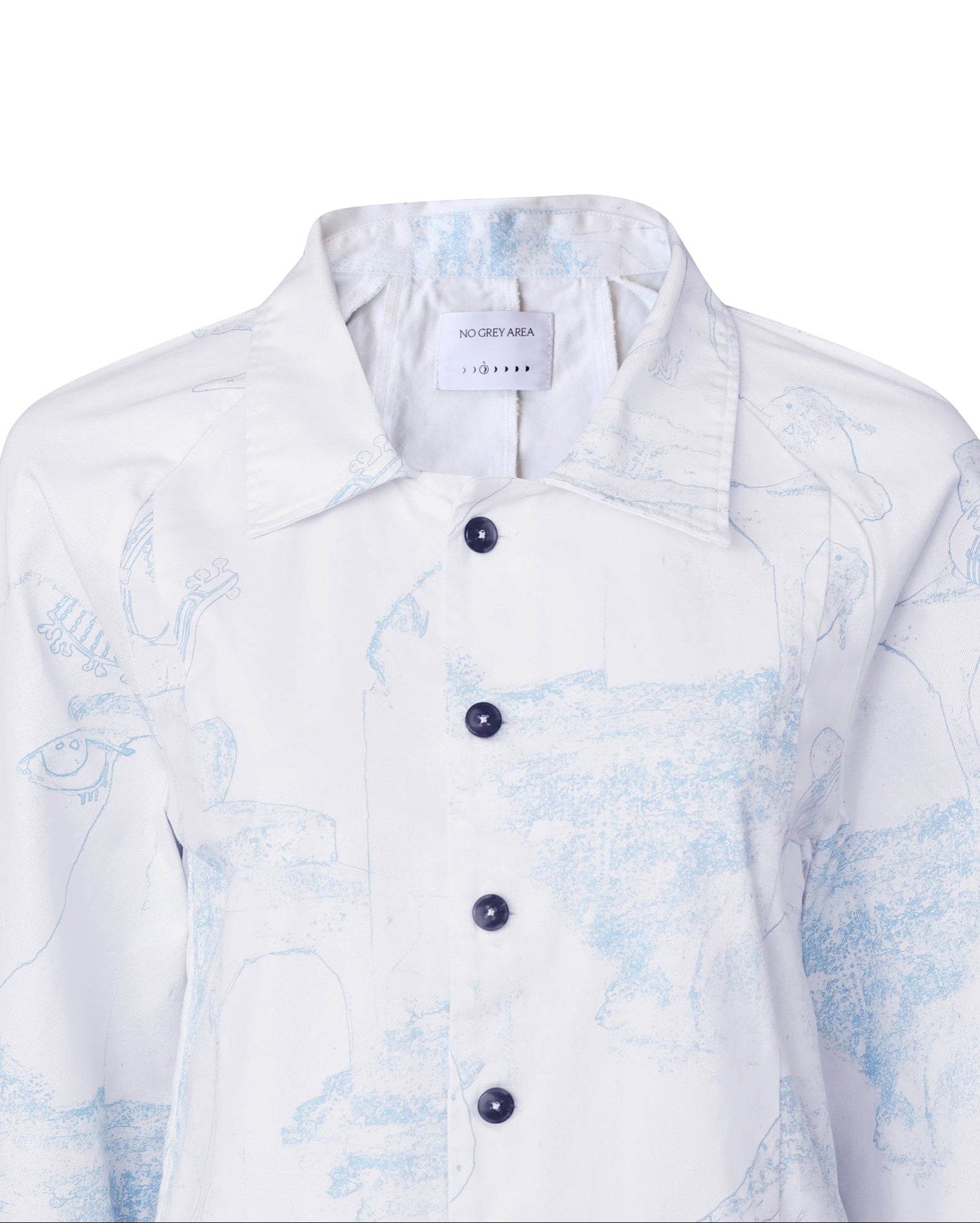 Surrealist Outline Shacket