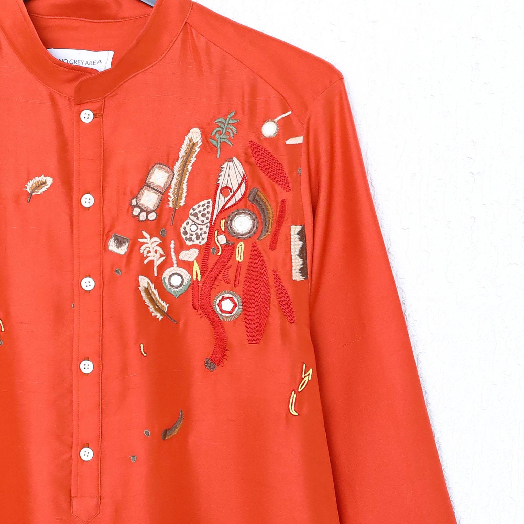 Debris Kurta With Dhoti Pants