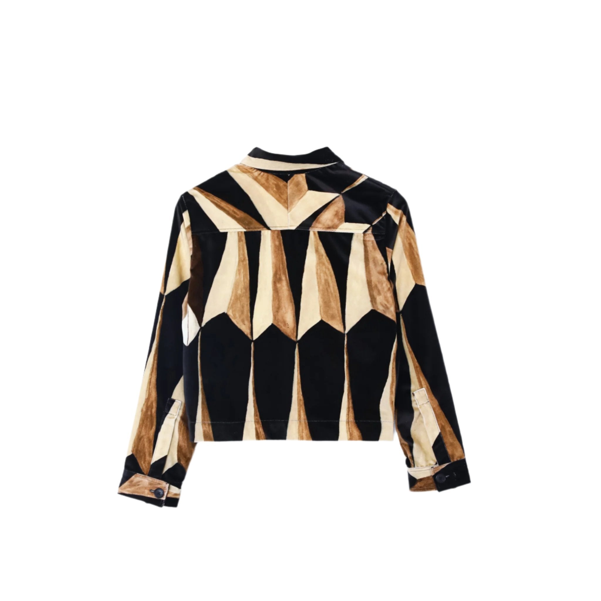 Pandan Velvet Cropped Shacket