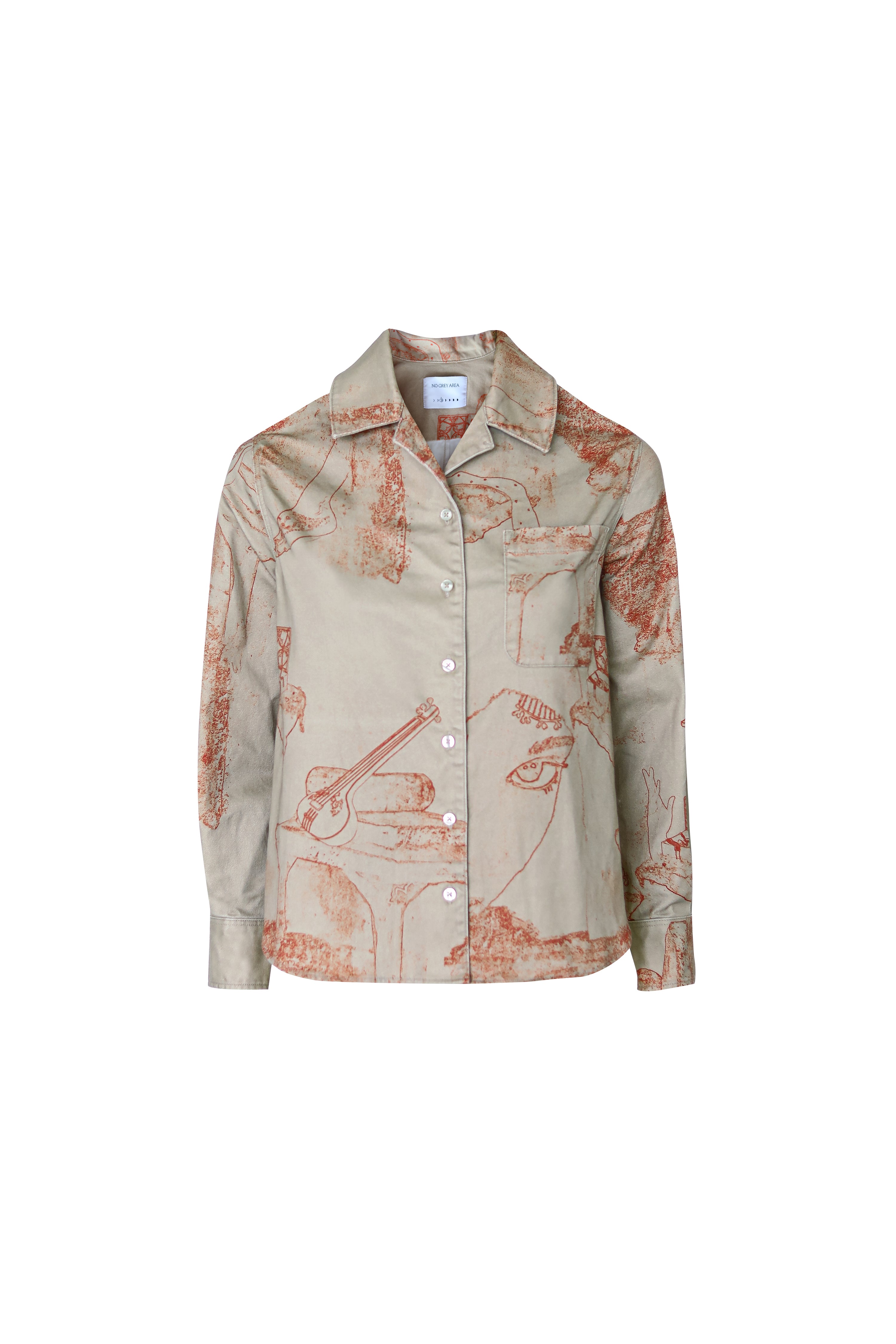 Surrealist Outline Overshirt