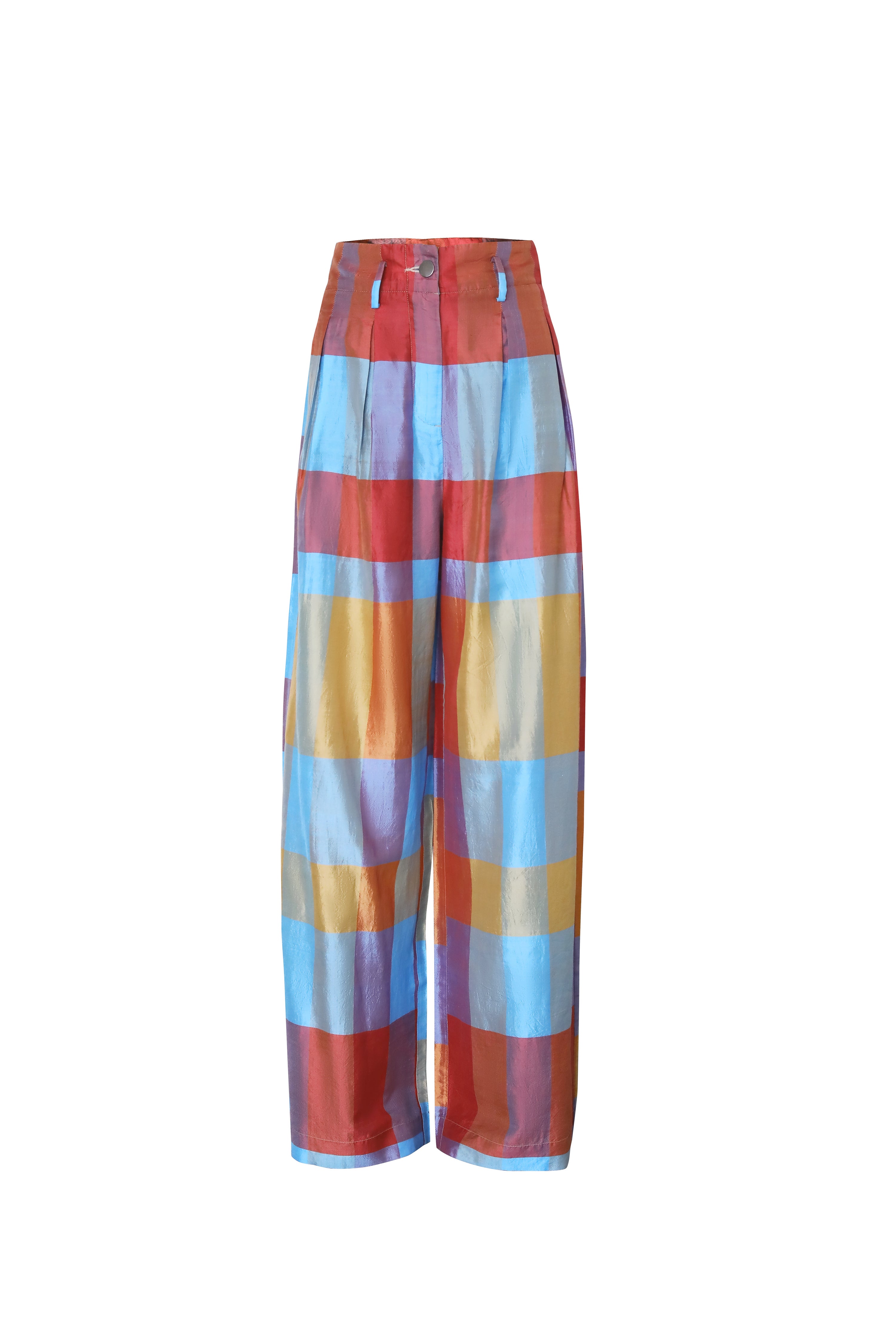 Satin Madras Bollywood Pants