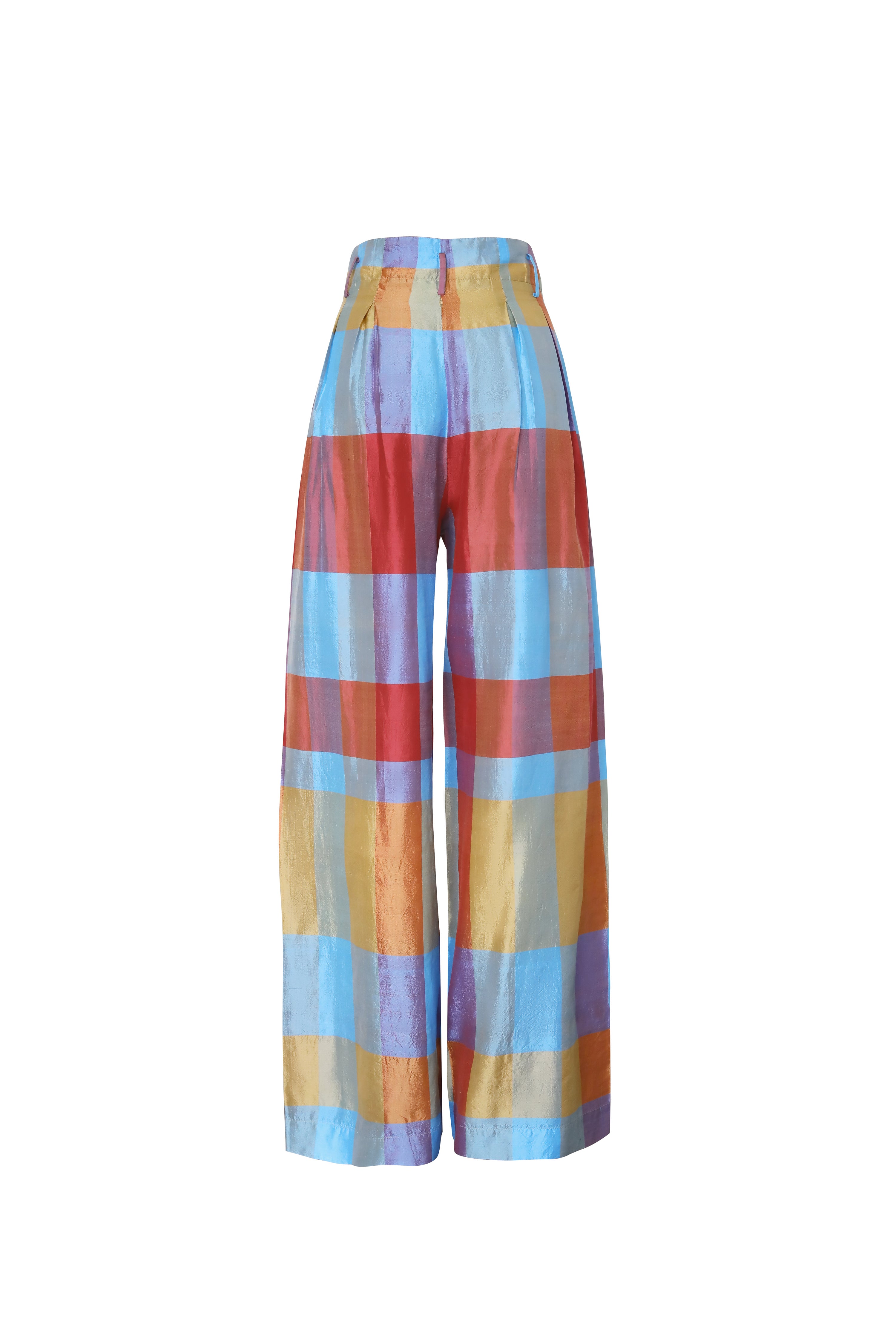 Satin Madras Bollywood Pants