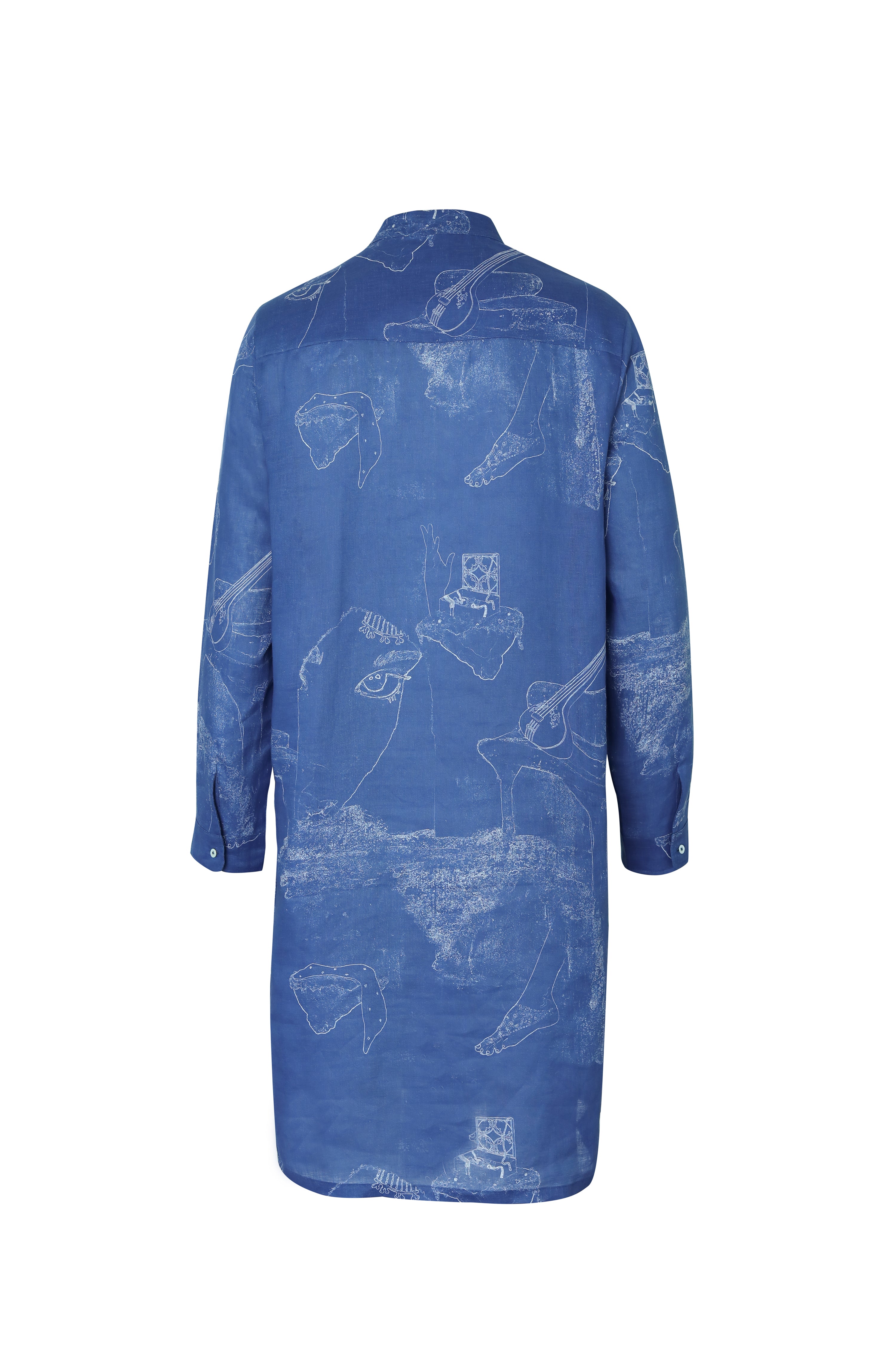 Surrealist Outline Kurta Set