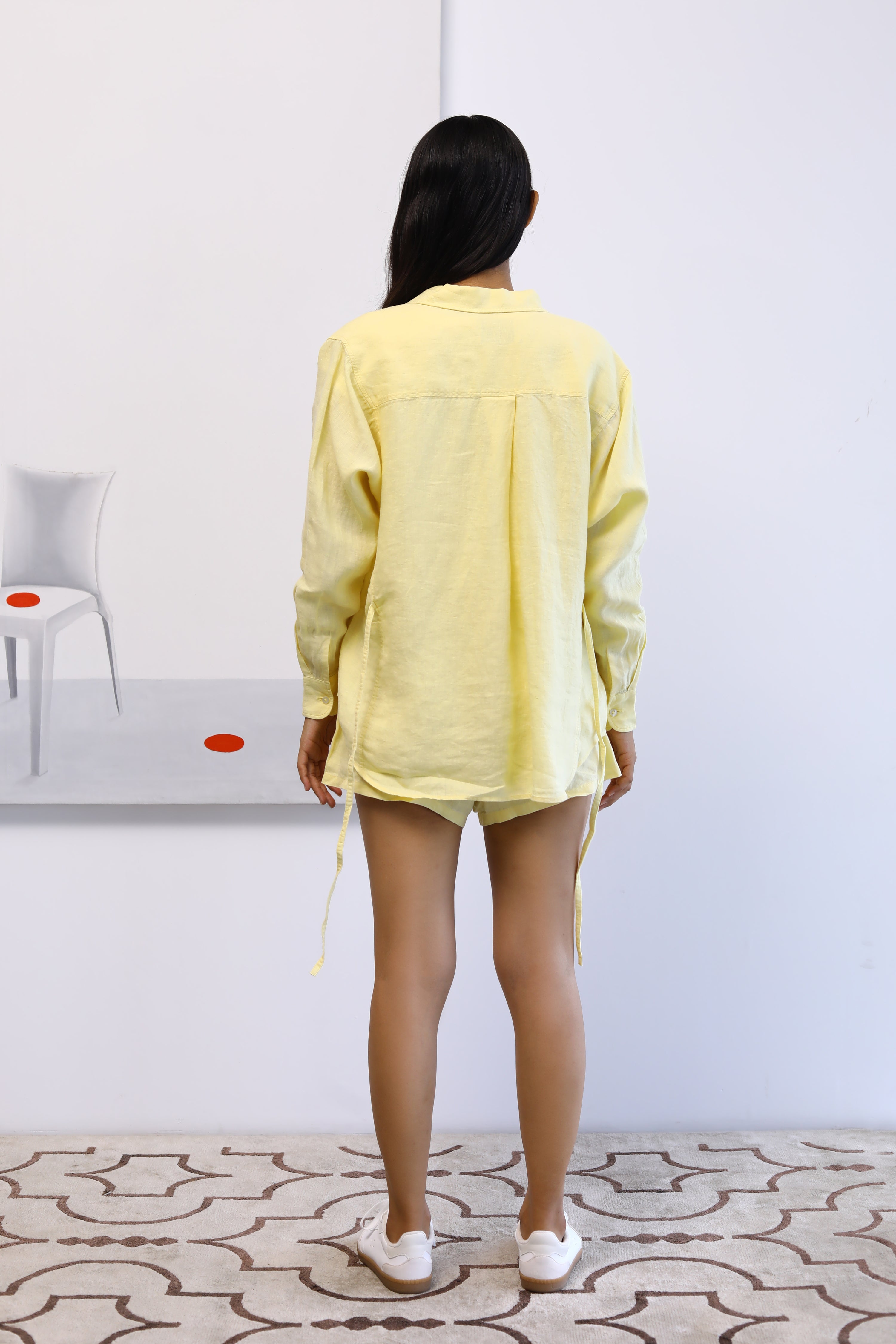 Linen Shirt & Shorts Coord