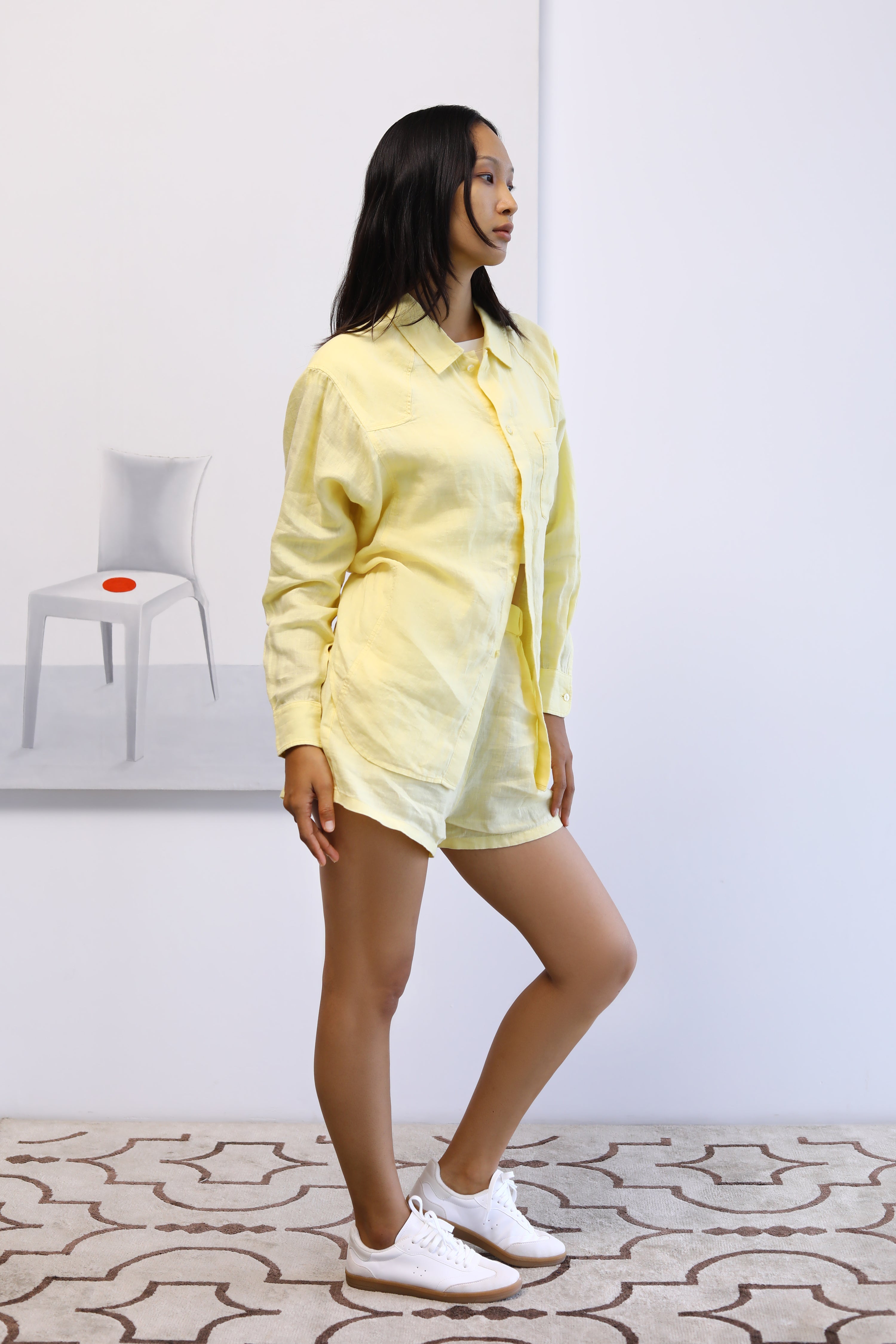 Linen Shirt & Shorts Coord
