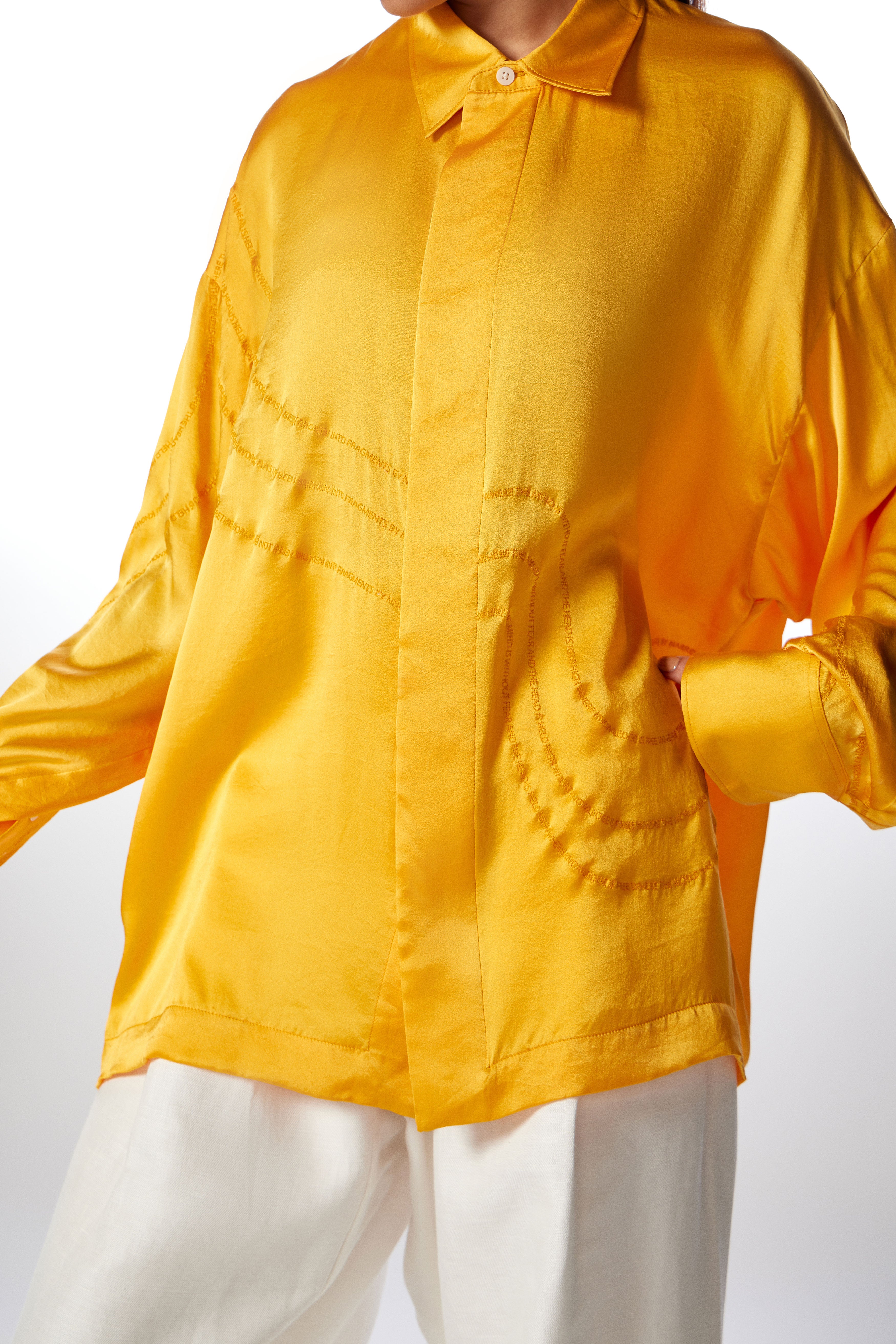 Pravah Boxy Fit Dress Shirt