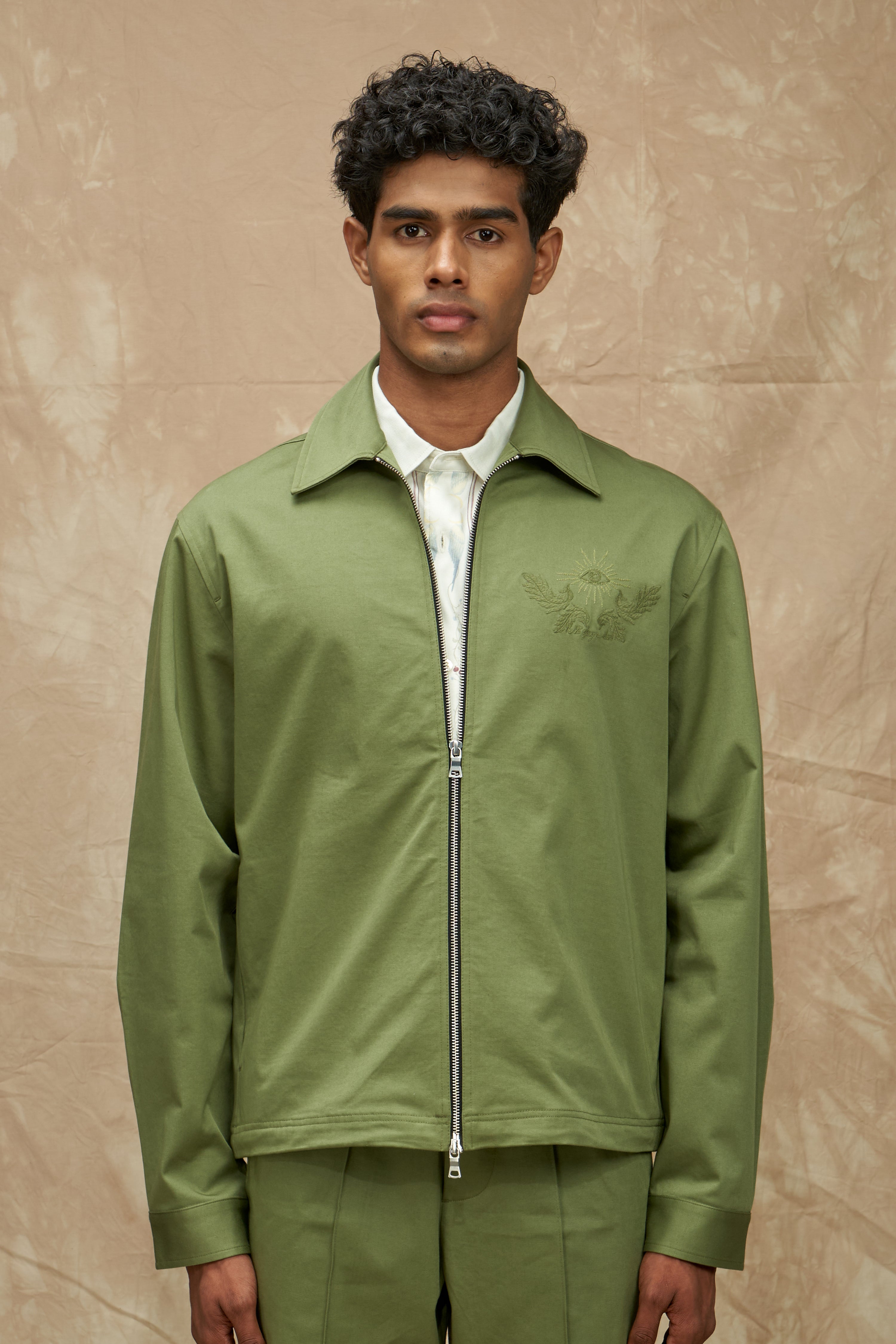 Cosmic Bloom Zip-up Jacket