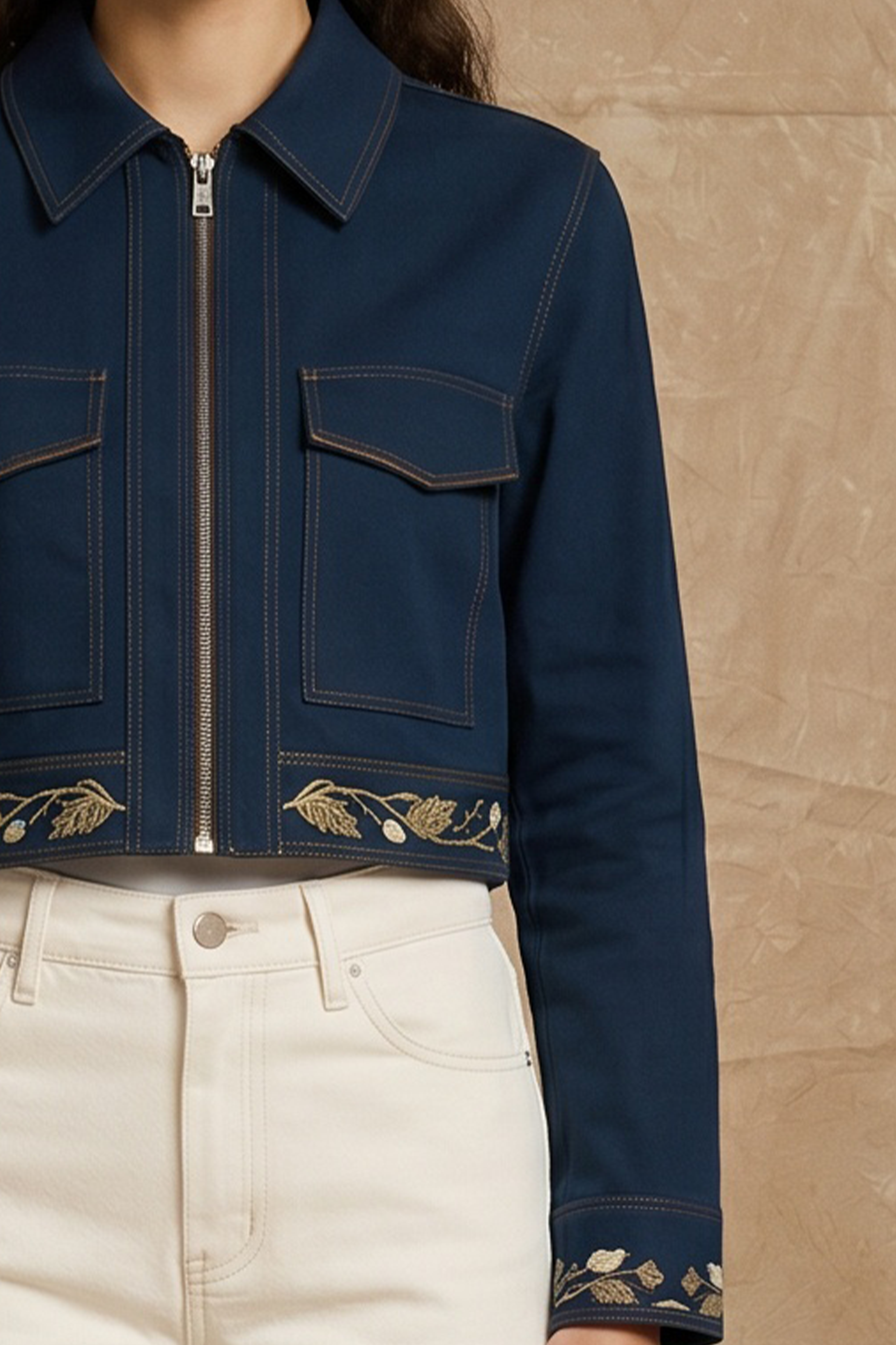 Golden Flight Jacket