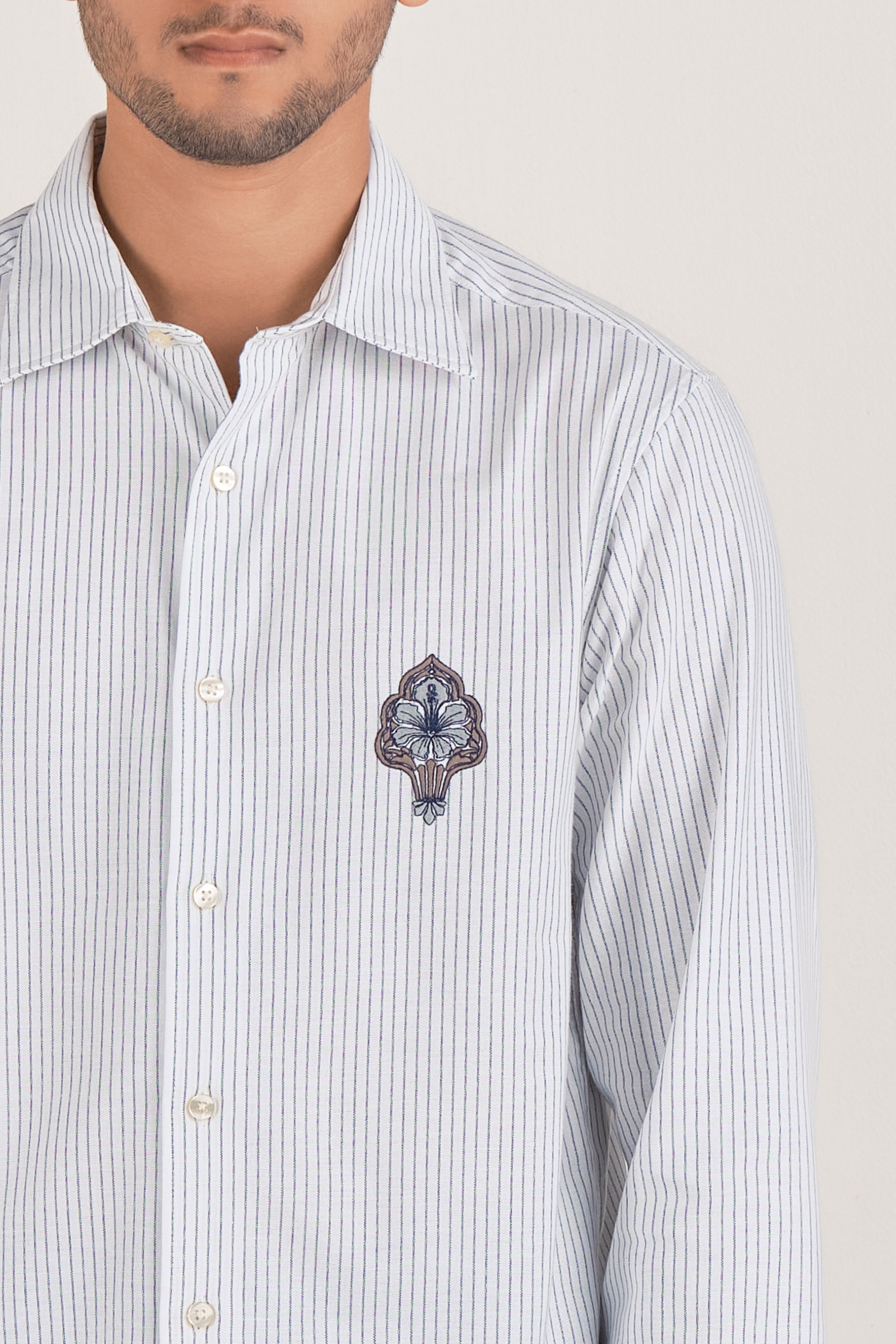 Deco Kolam Stripe Shirt