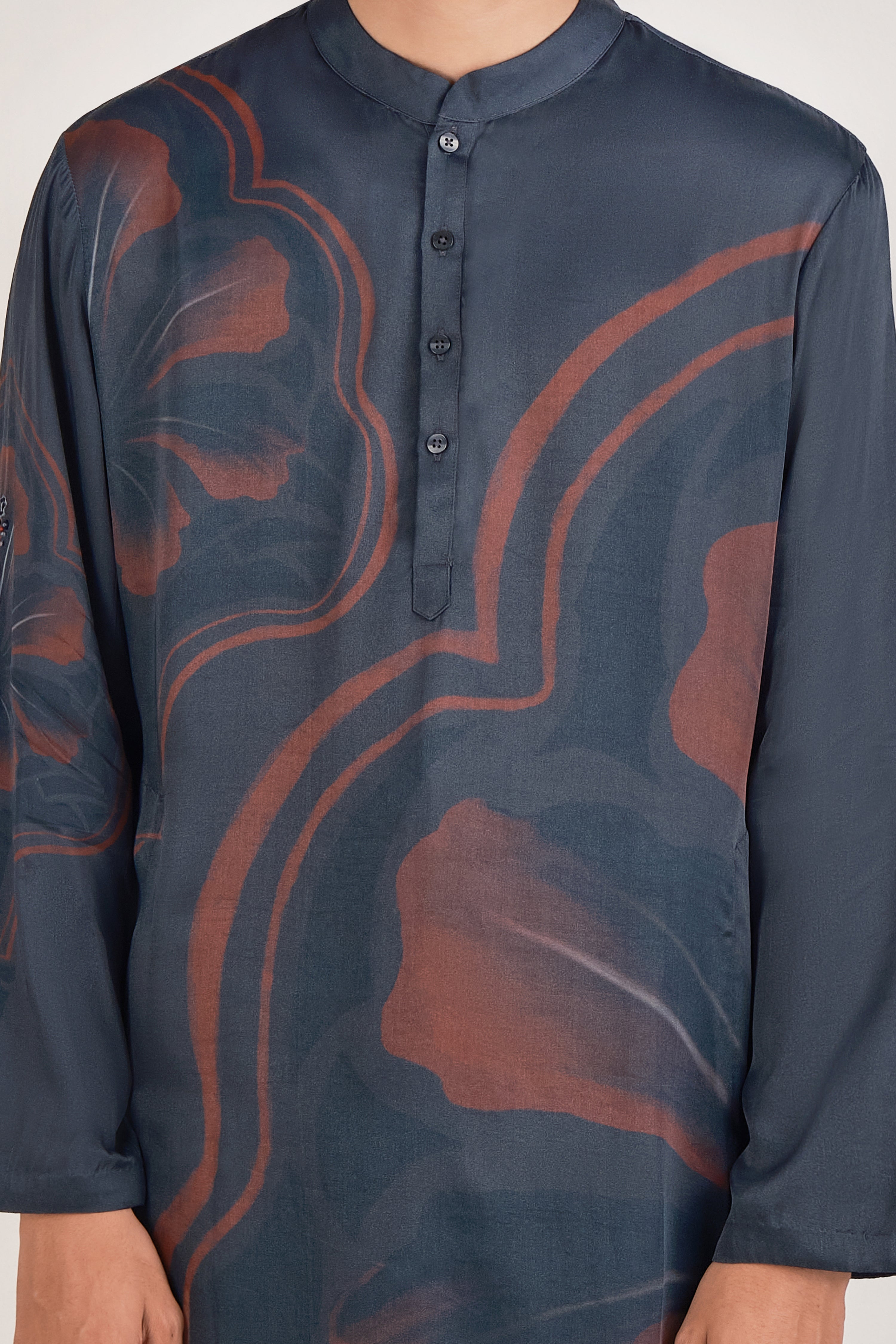 Geometric Bloom Kurta Set