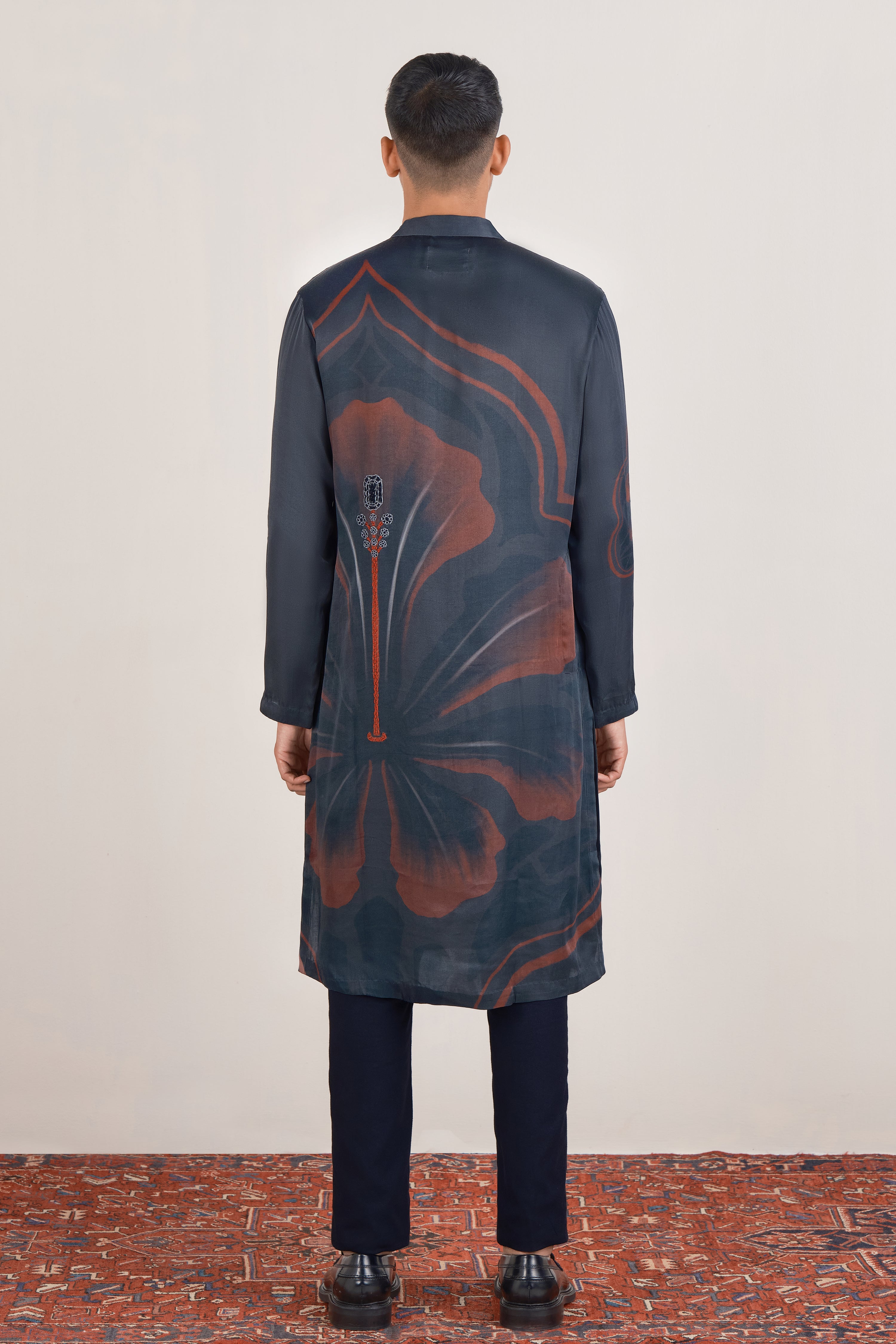 Geometric Bloom Kurta Set