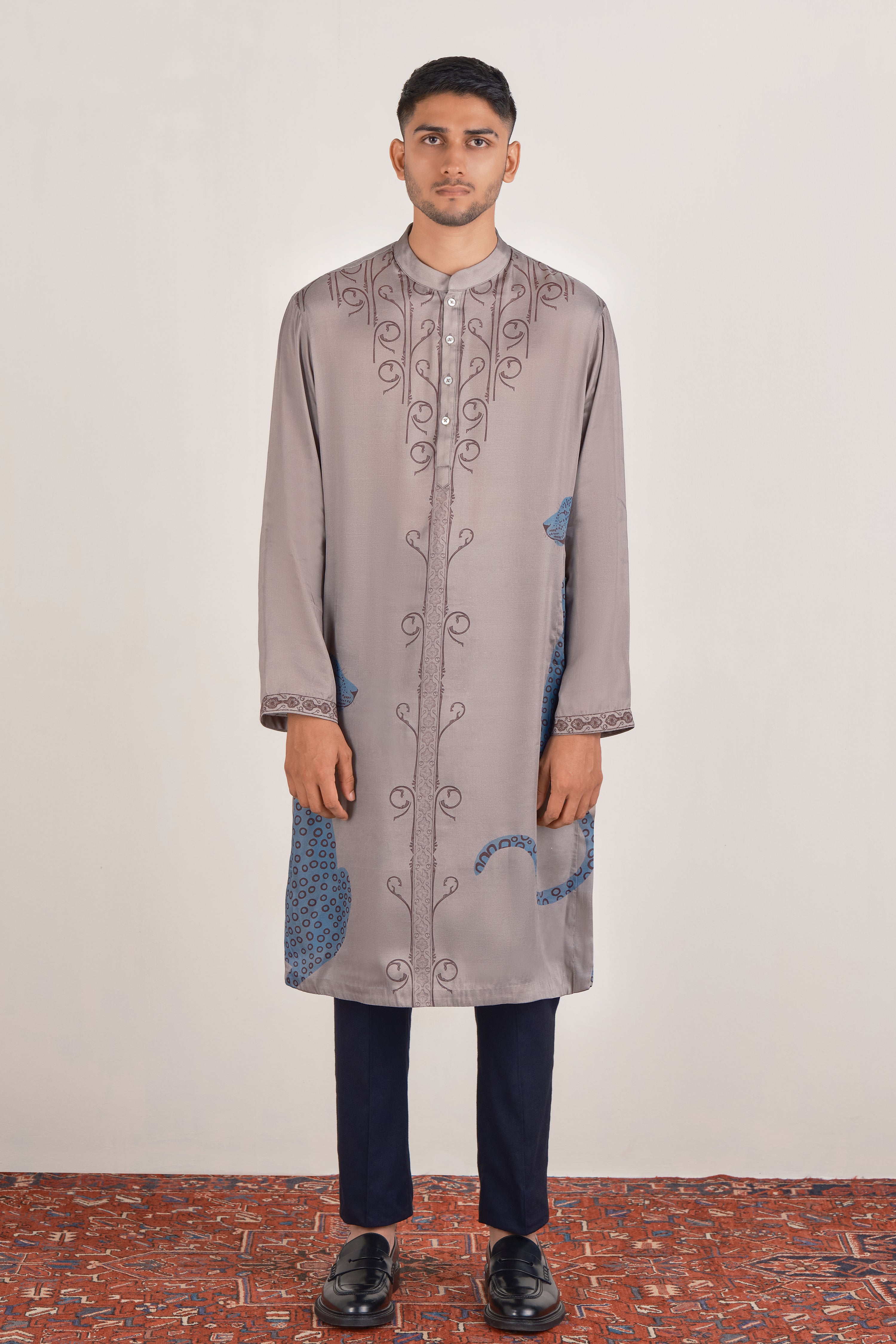 Leopard Soirée Kurta Set