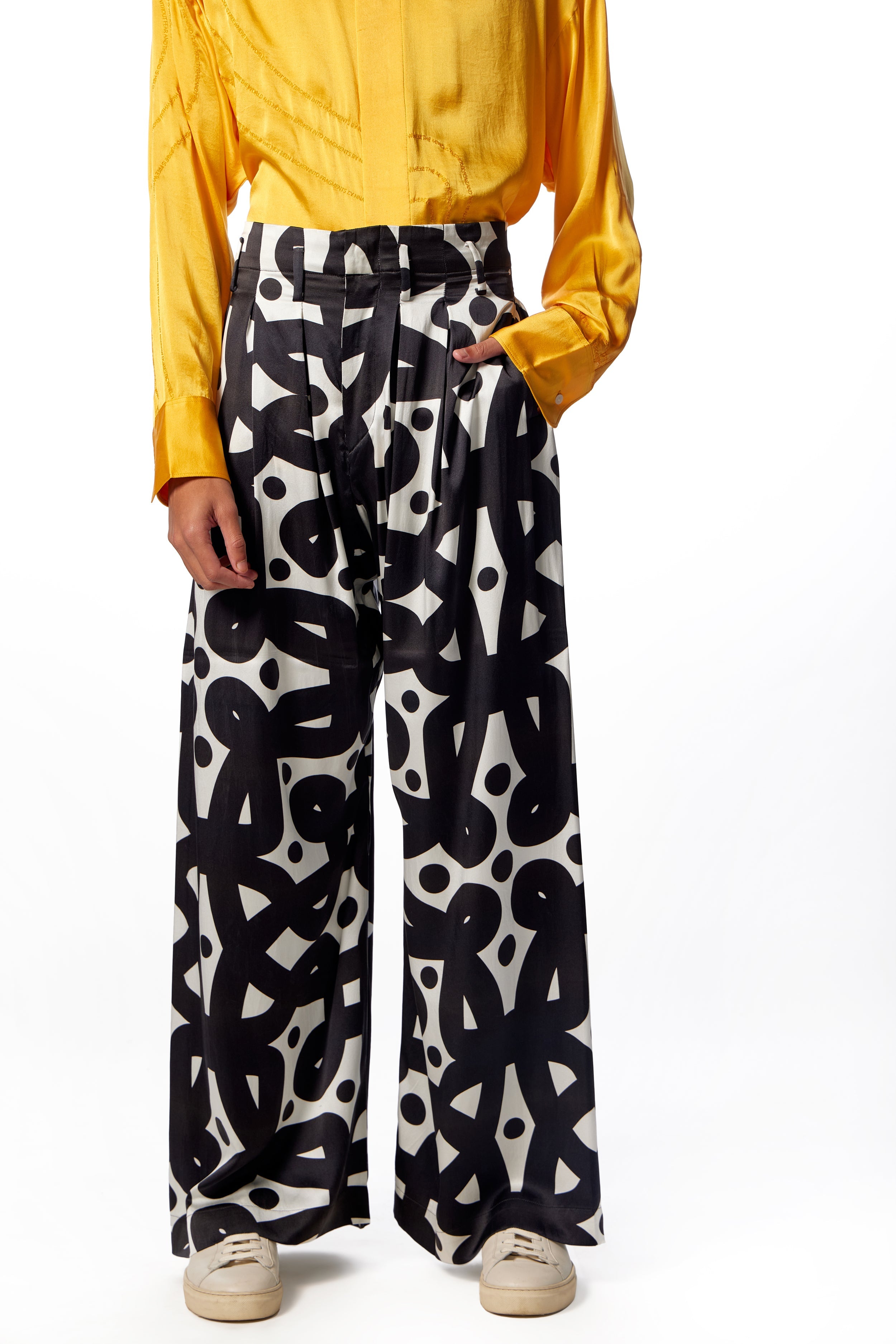 Silk Kolam Bollywood trousers
