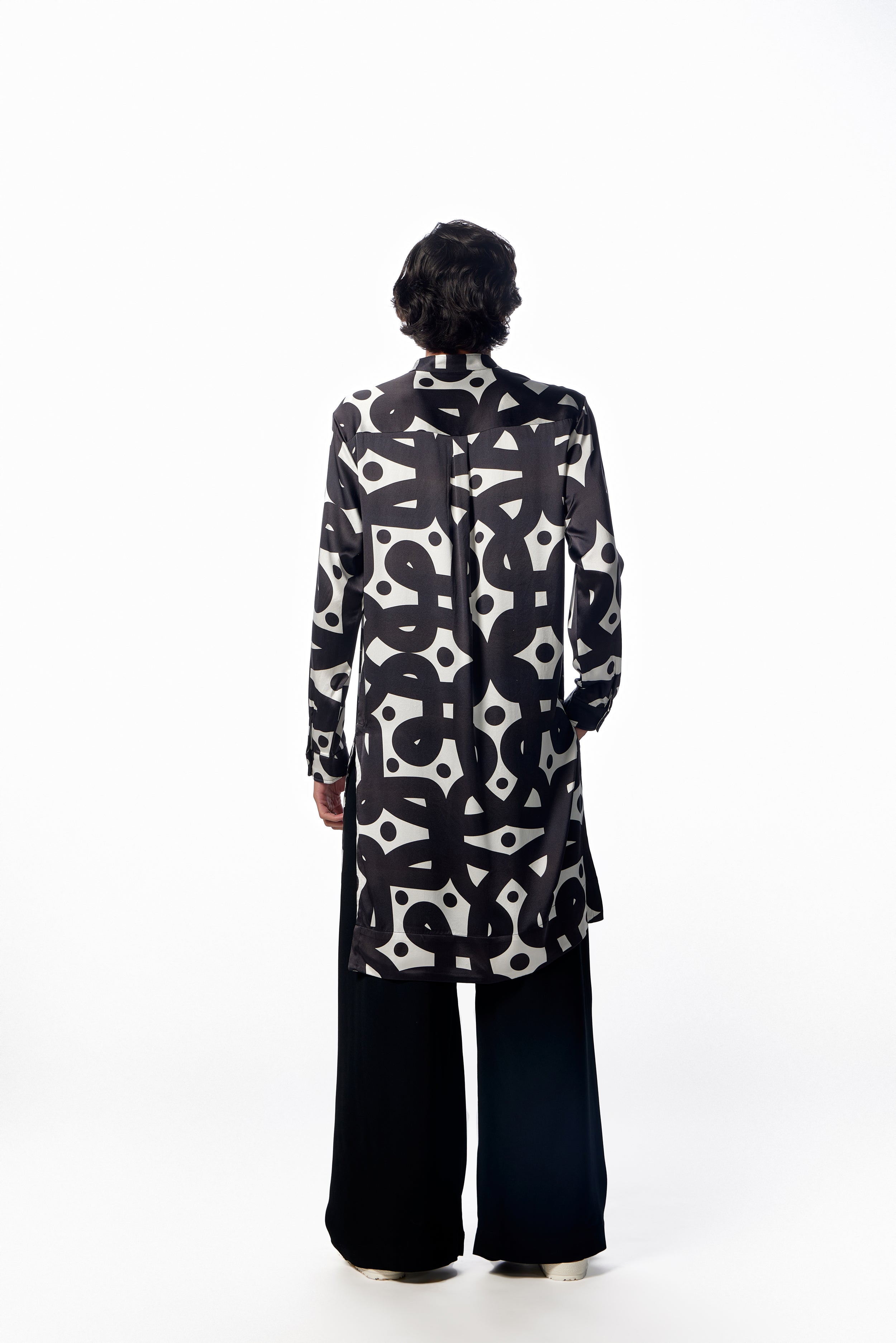 Silk Kolam Long Shirt