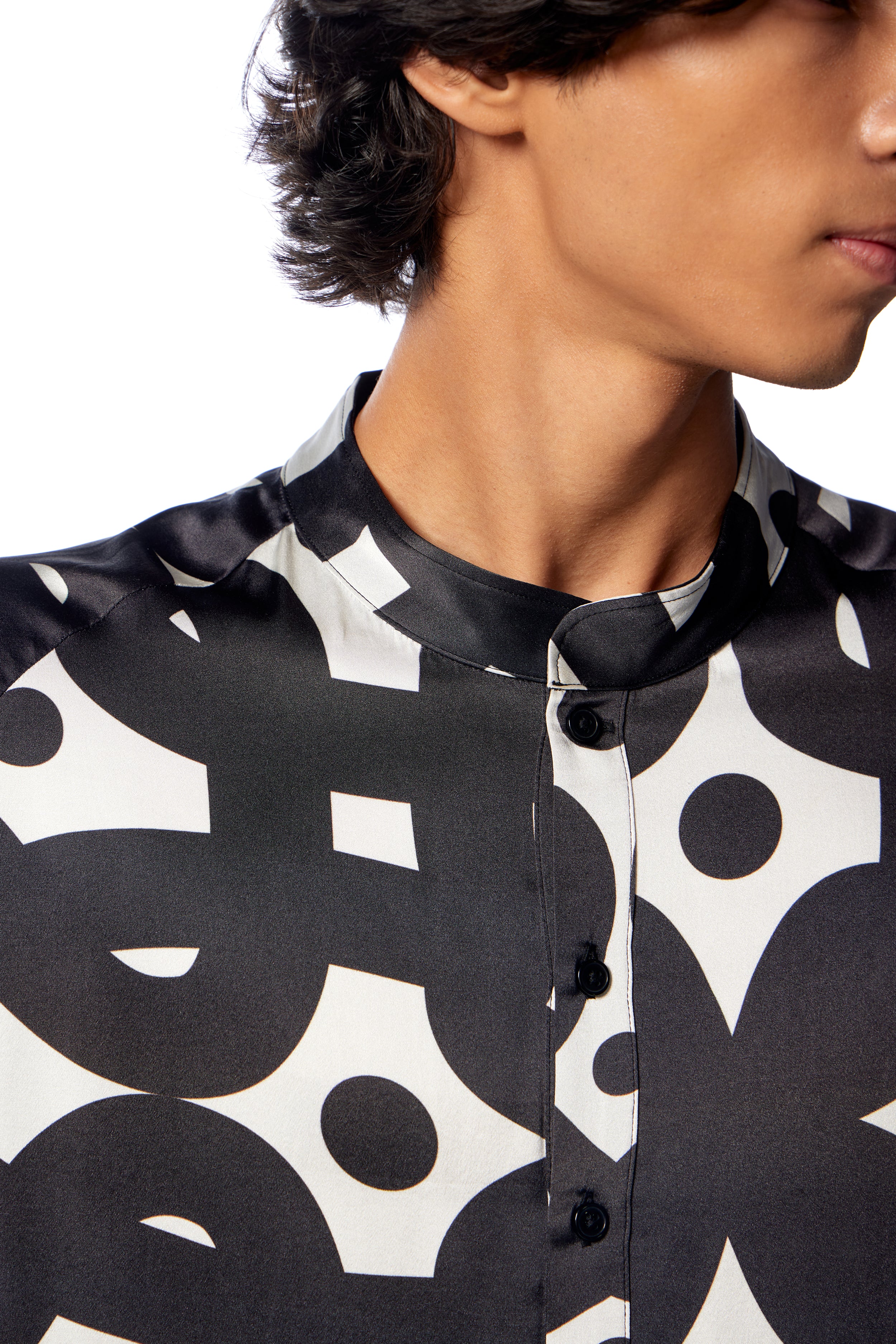 Silk Kolam Long Shirt