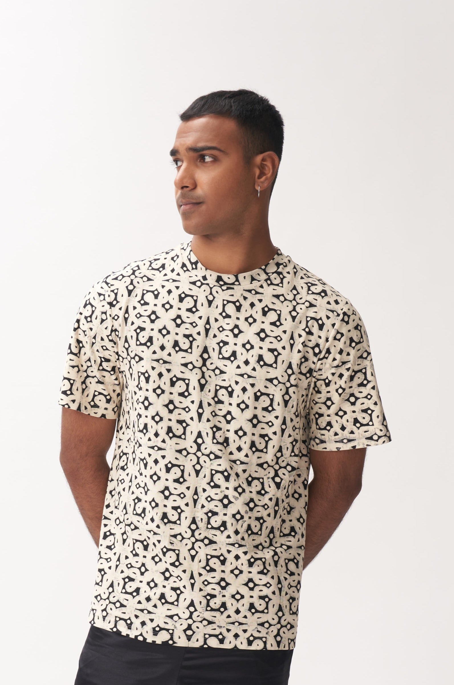 Kolam Blockprint T-Shirt