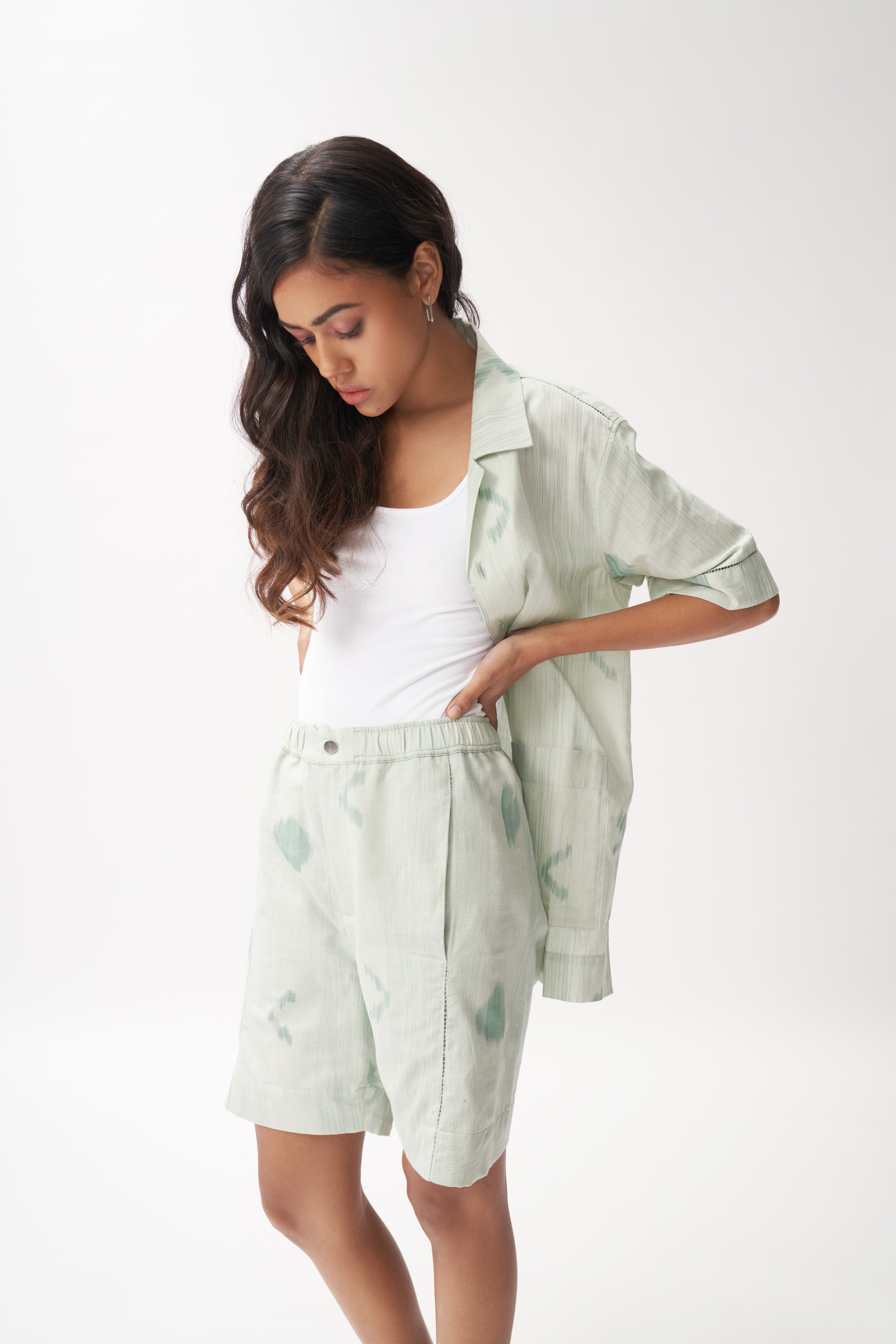 Ikat Moon Shirt + Shorts