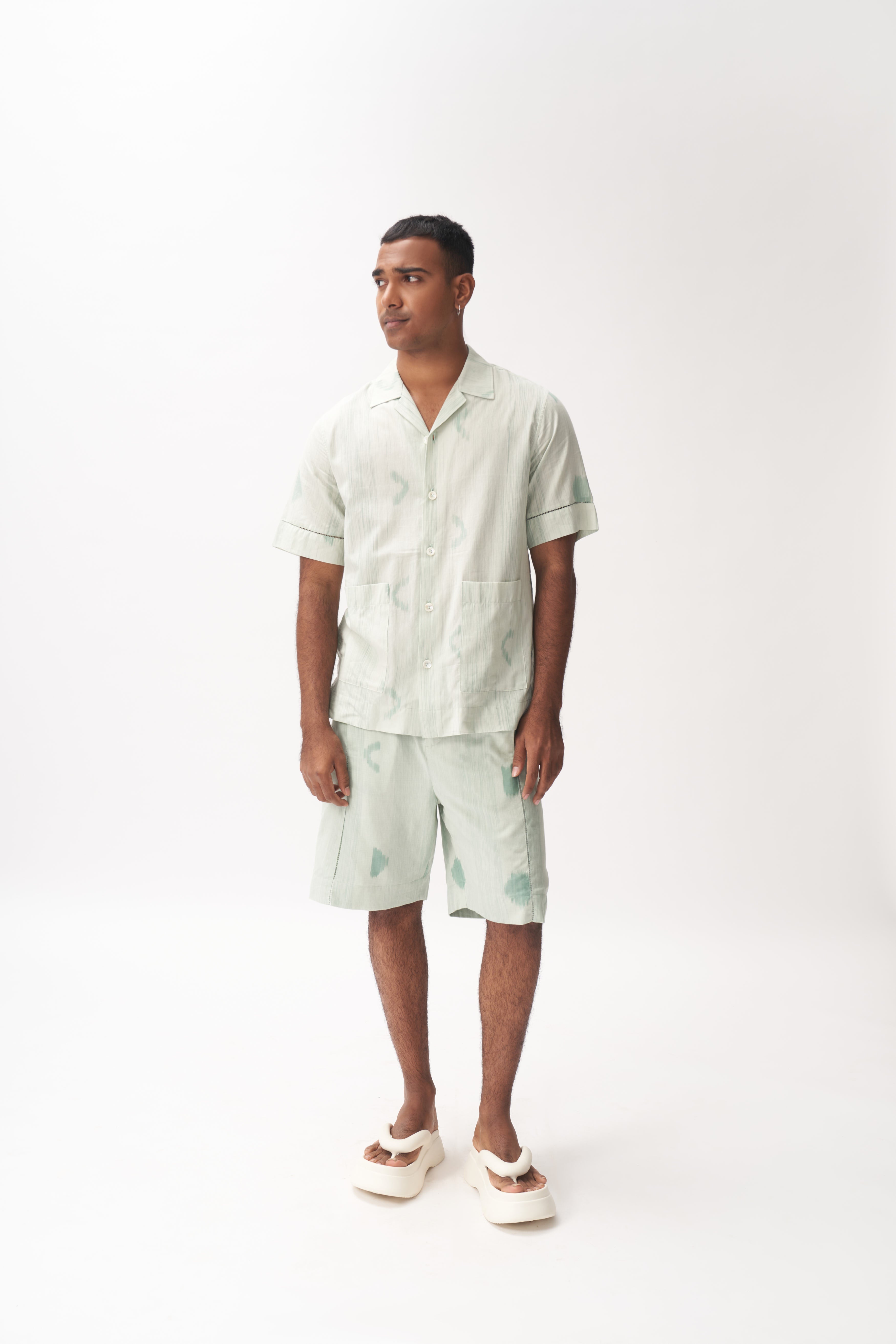 Ikat Moon Shirt + Shorts