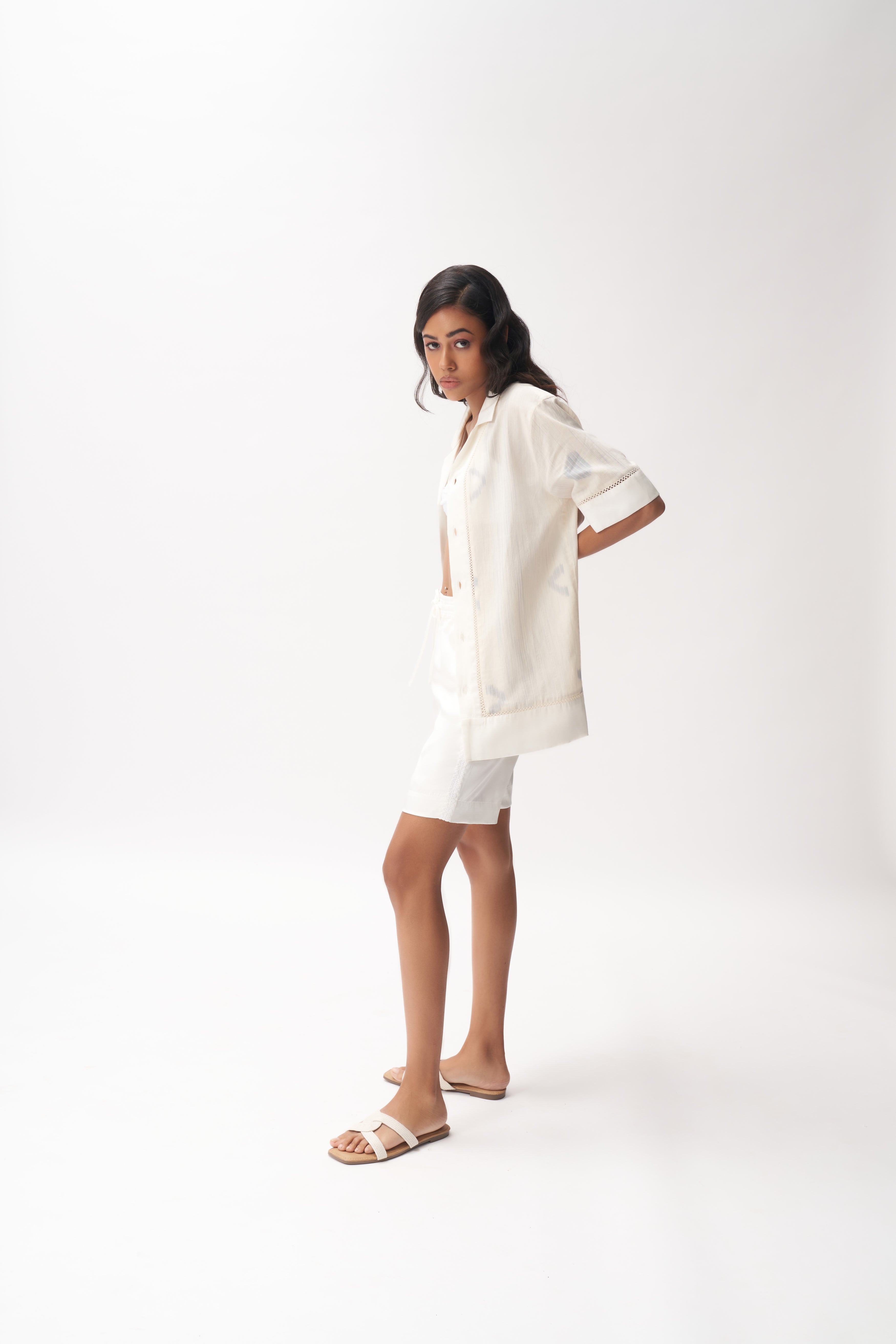 Silk & Ikat Moon Shirt