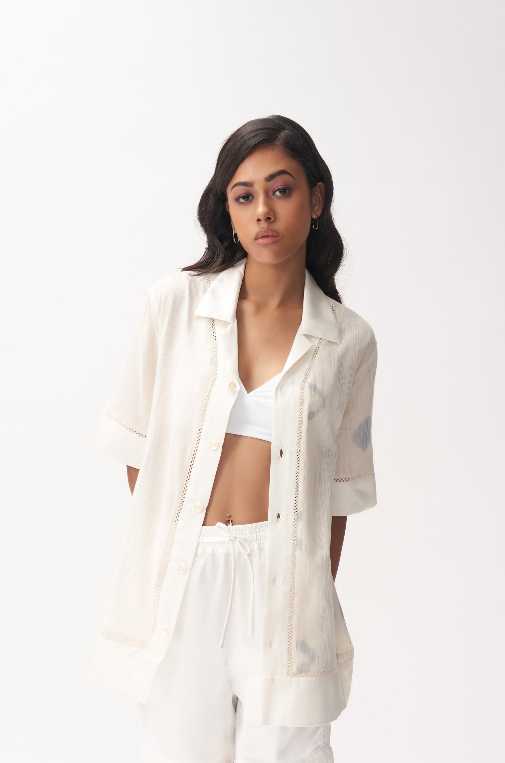 Silk & Ikat Moon Shirt