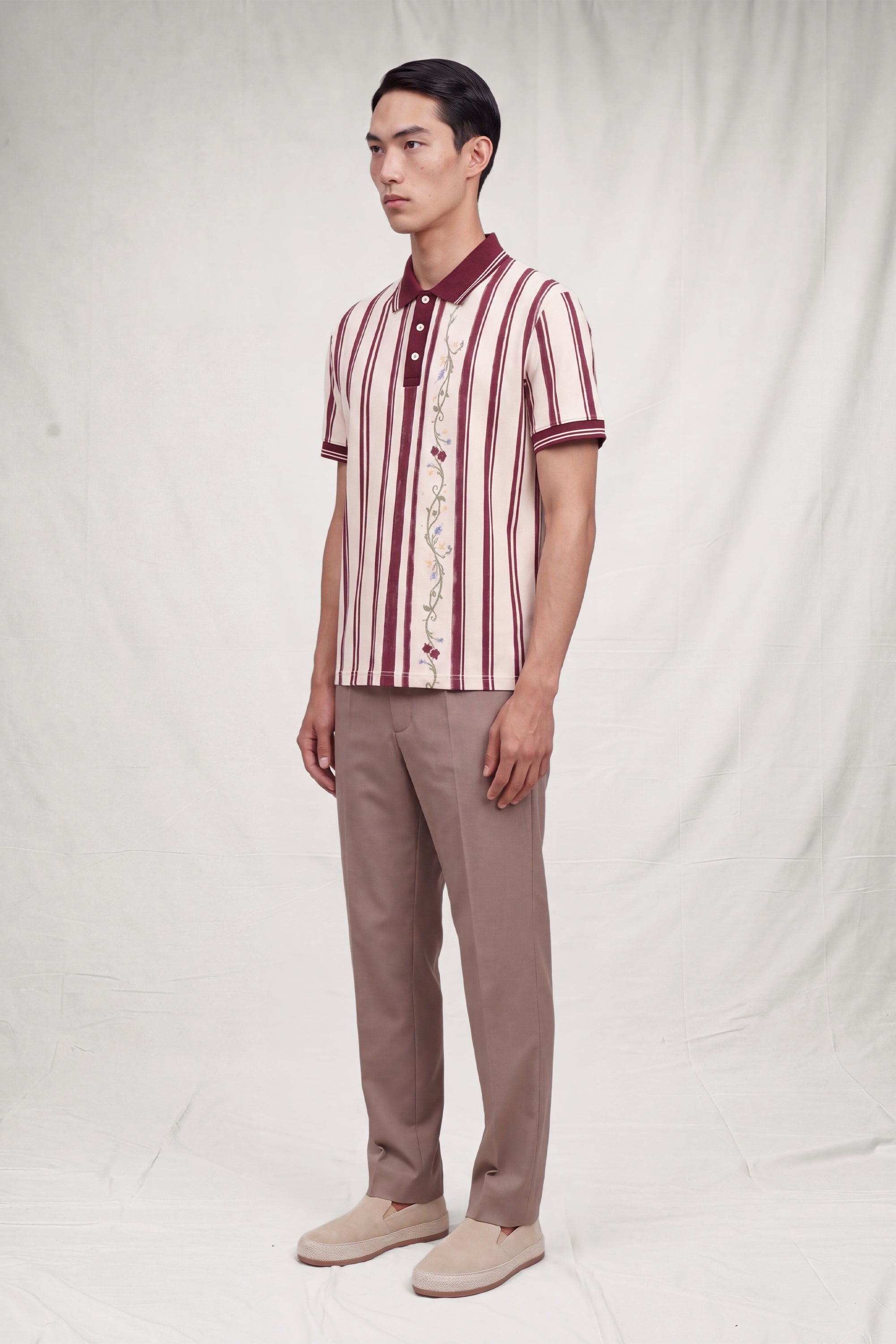 Bloom Stripe Polo