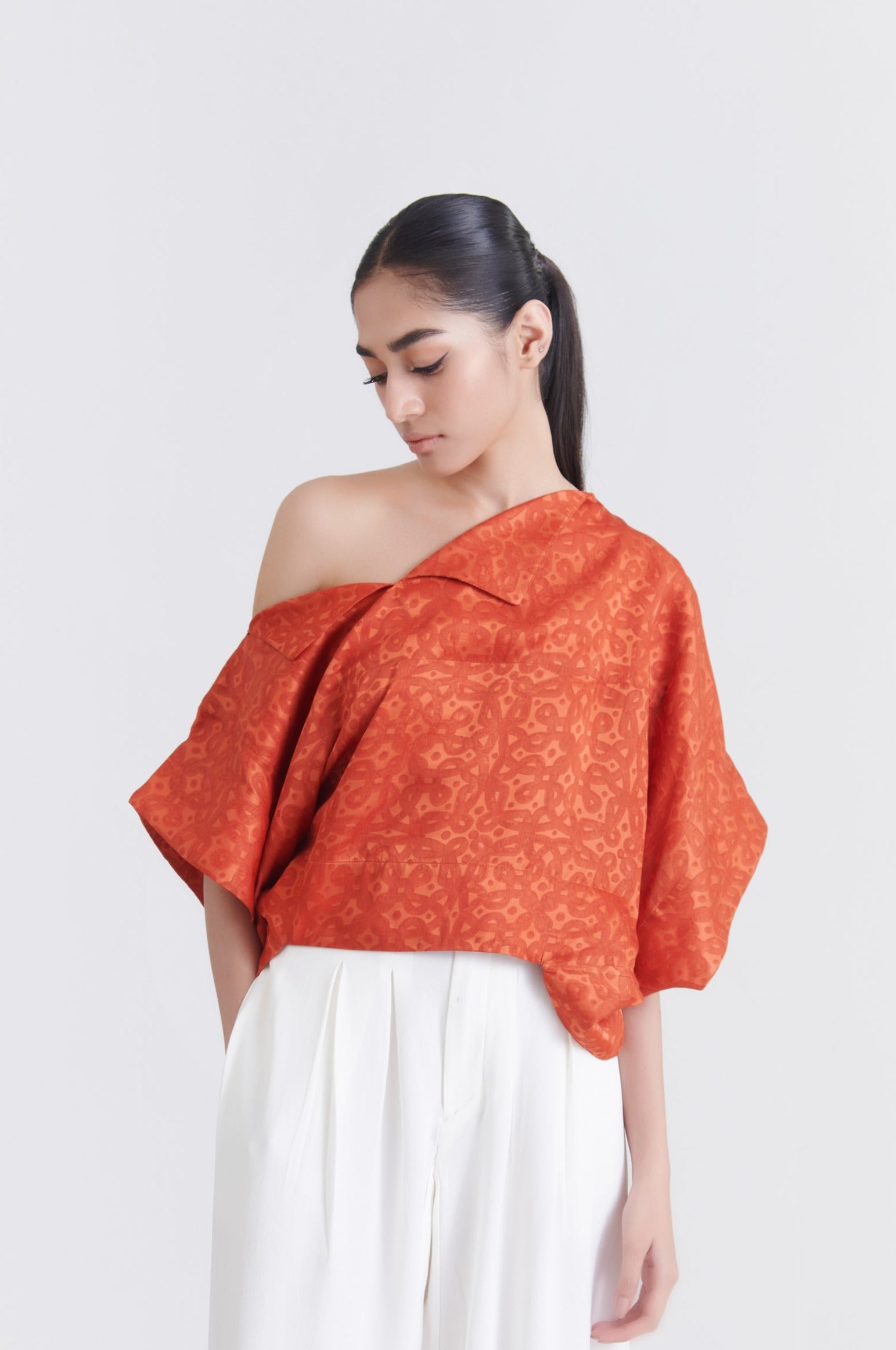 Kolam Off-Shoulder Top