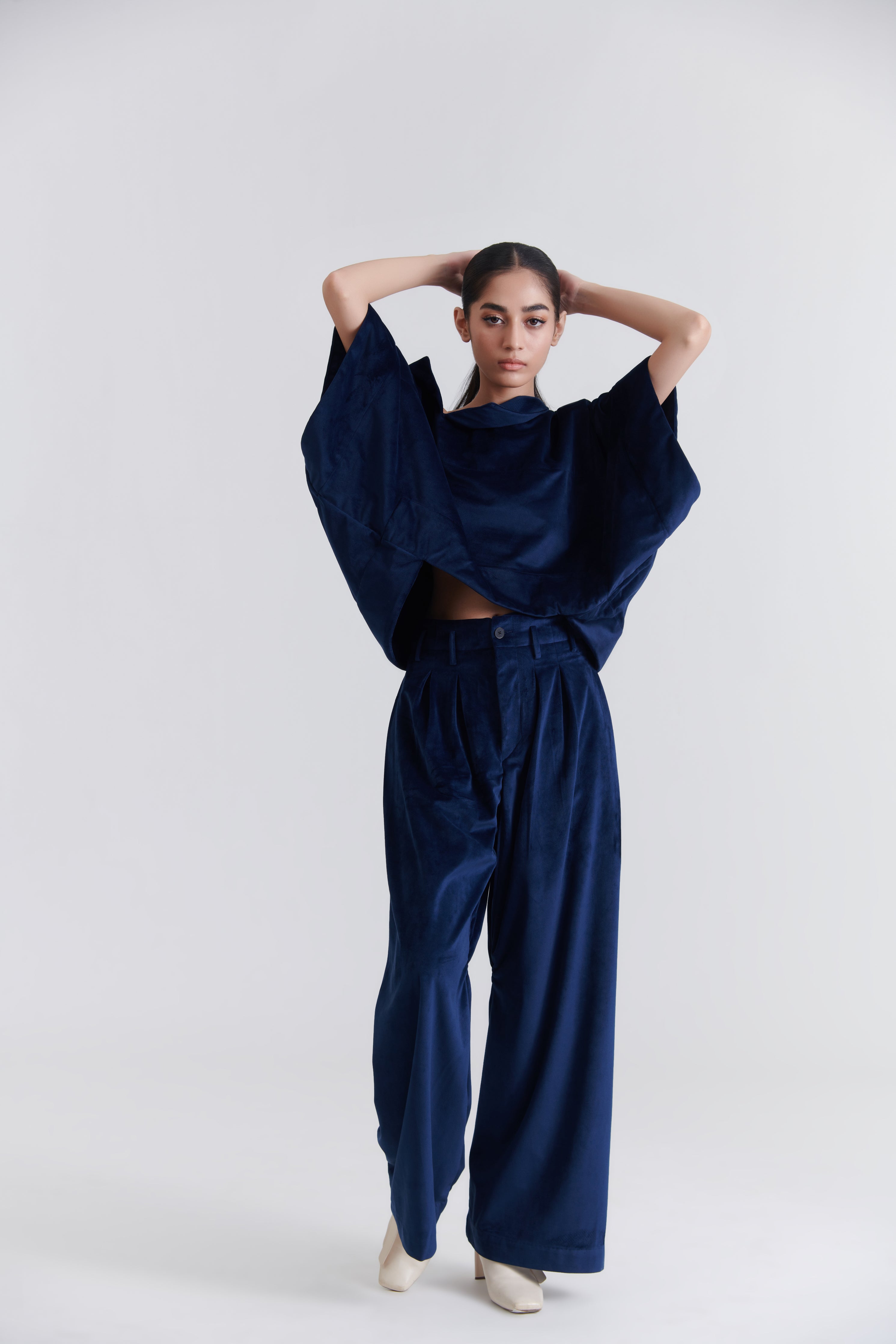 Velvet Off-Shoulder Top