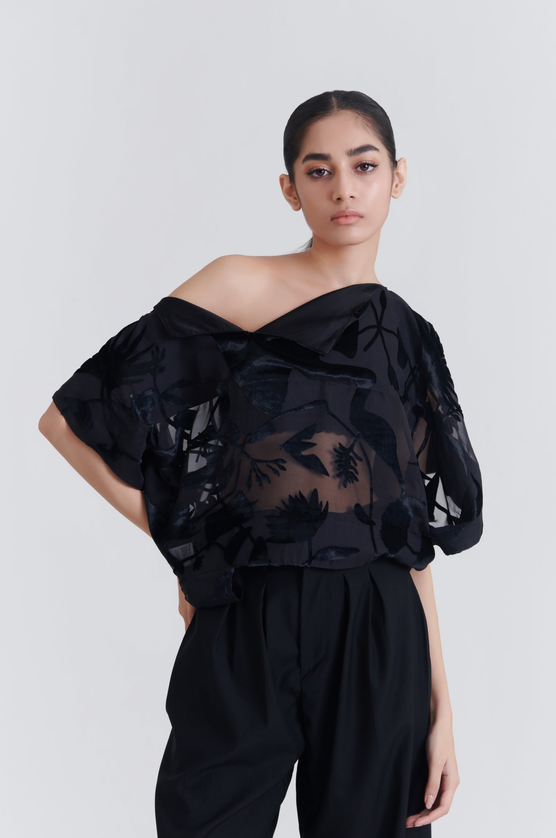 Shadow Maalai Off-Shoulder Top