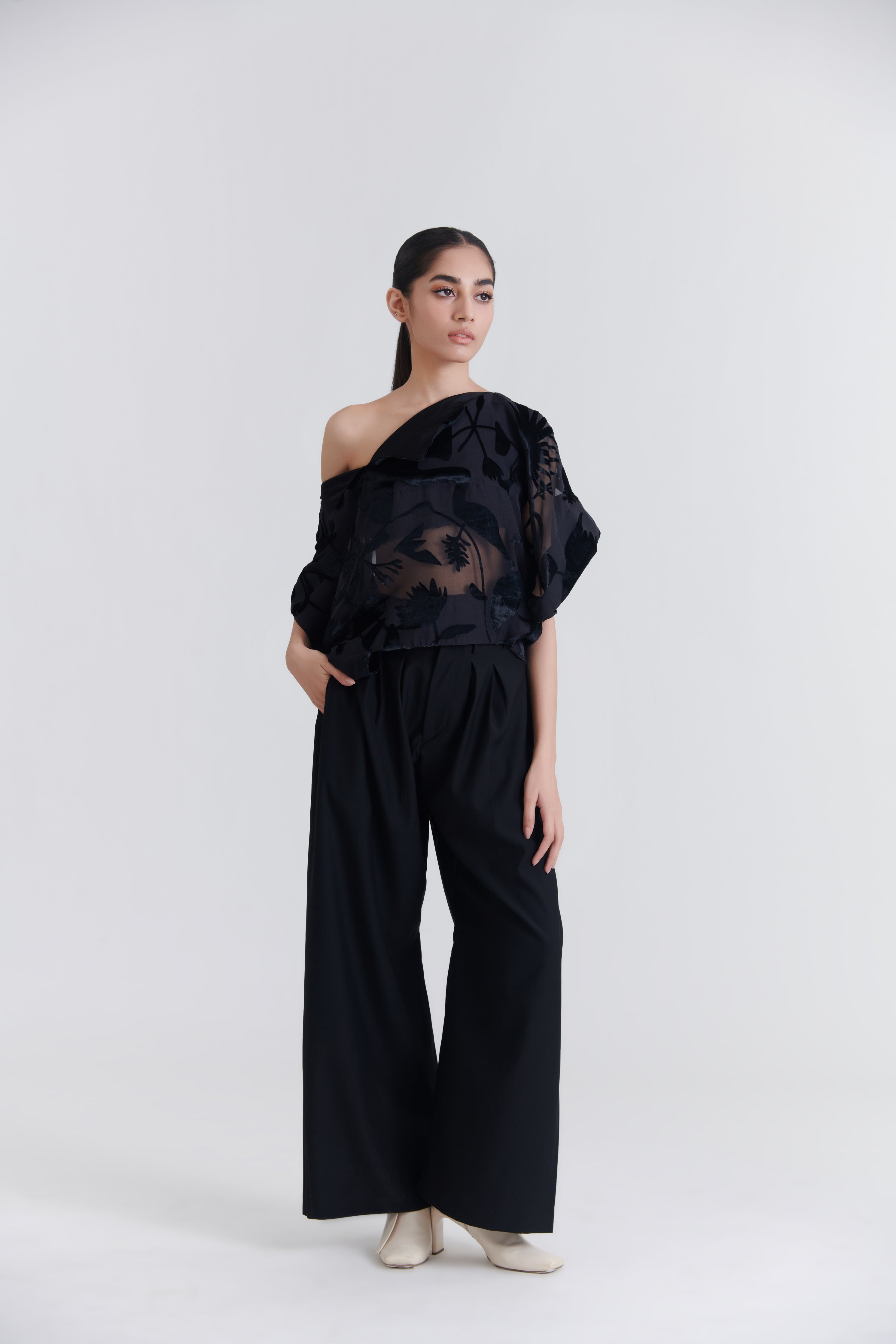 Shadow Maalai Off-Shoulder Top