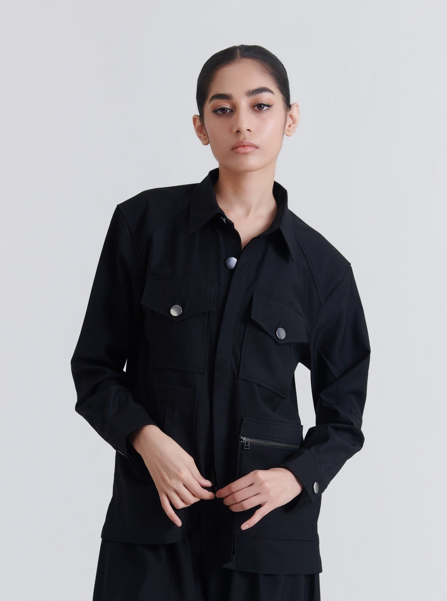 Suiting Military Shacket